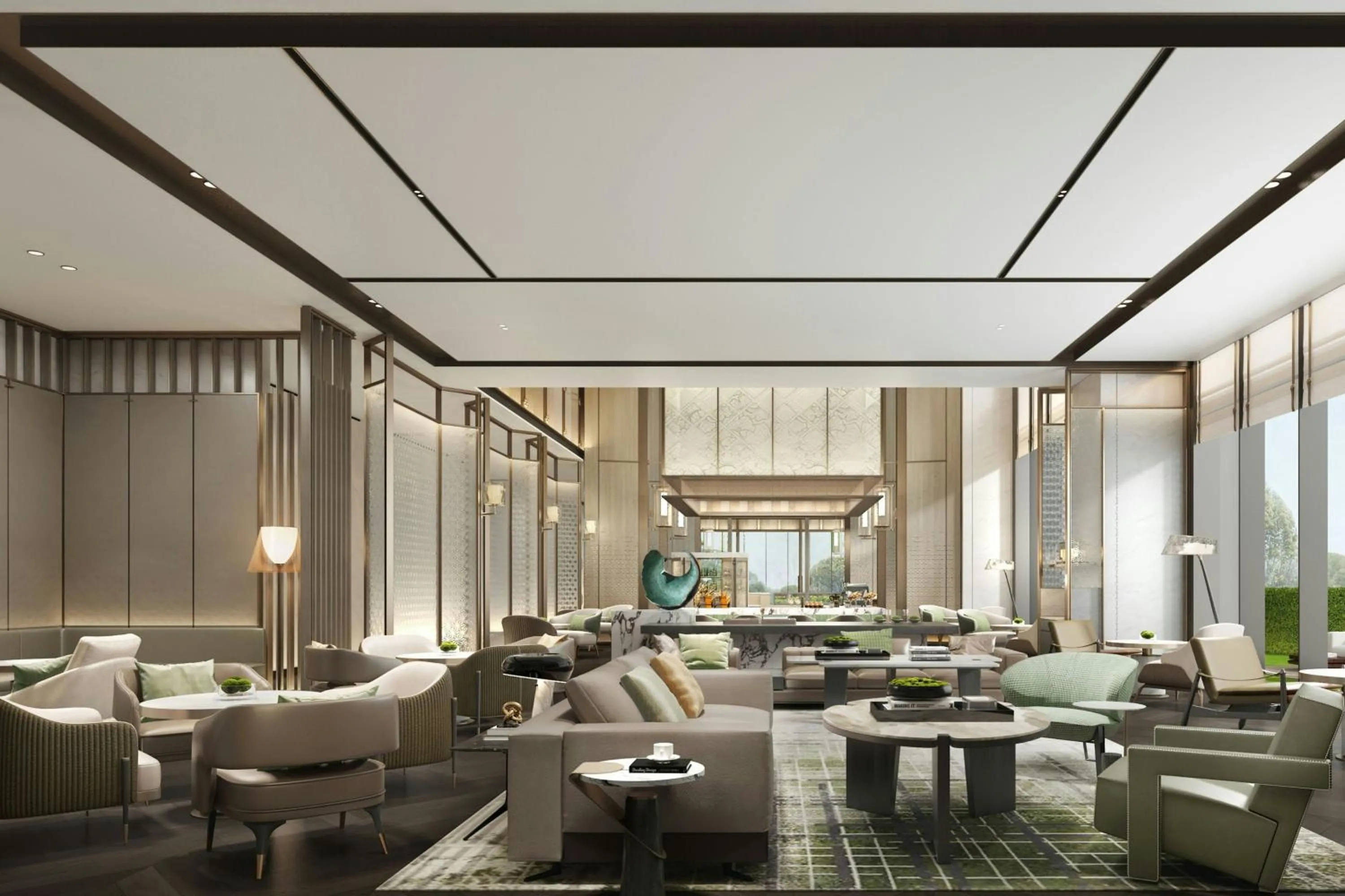 Lounge or bar in Xi'an Marriott Hotel High-Tech Zone