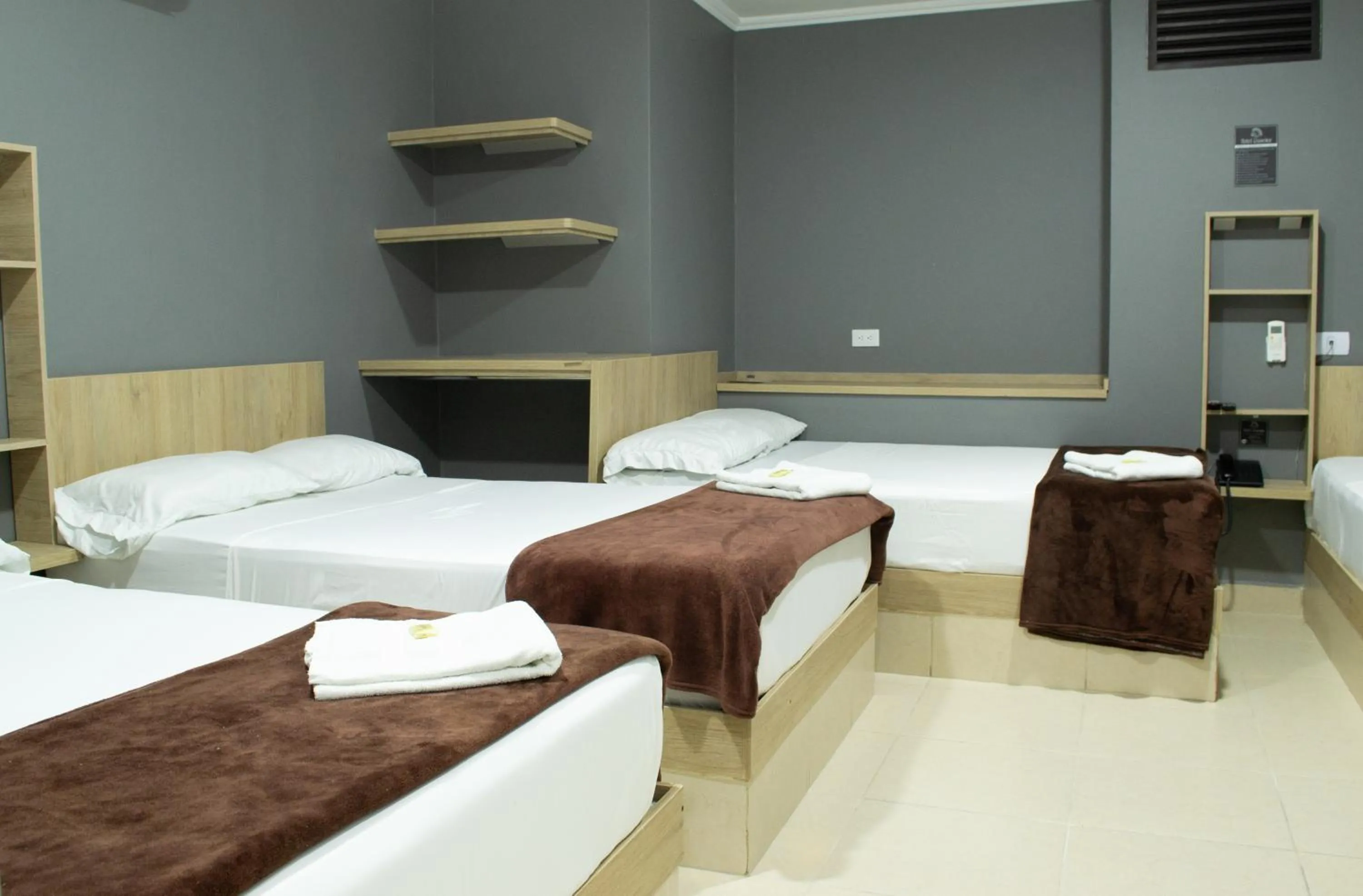 Bed in Hotel Ruiseñor Itagui