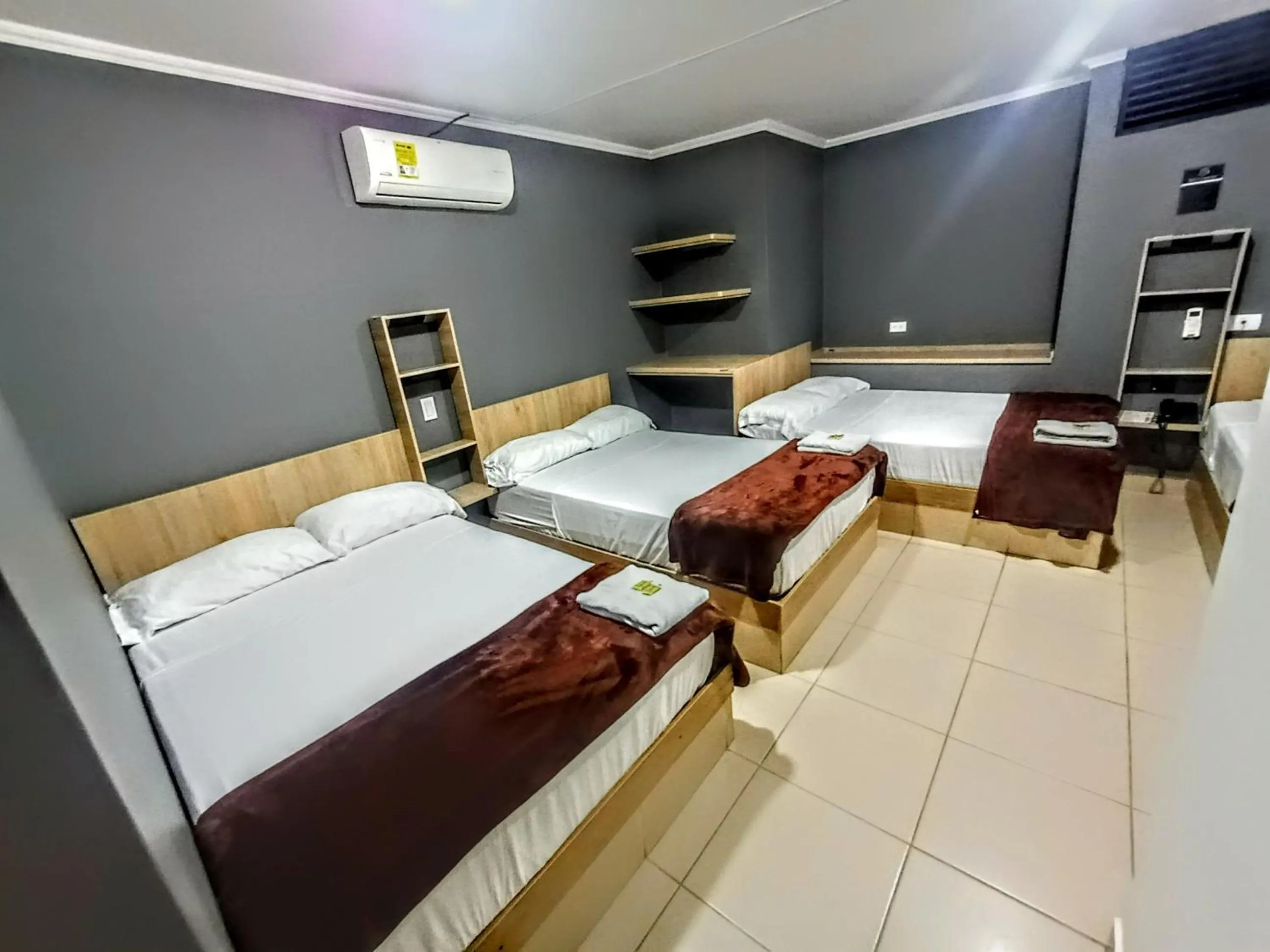 Bed in Hotel Ruiseñor Itagui