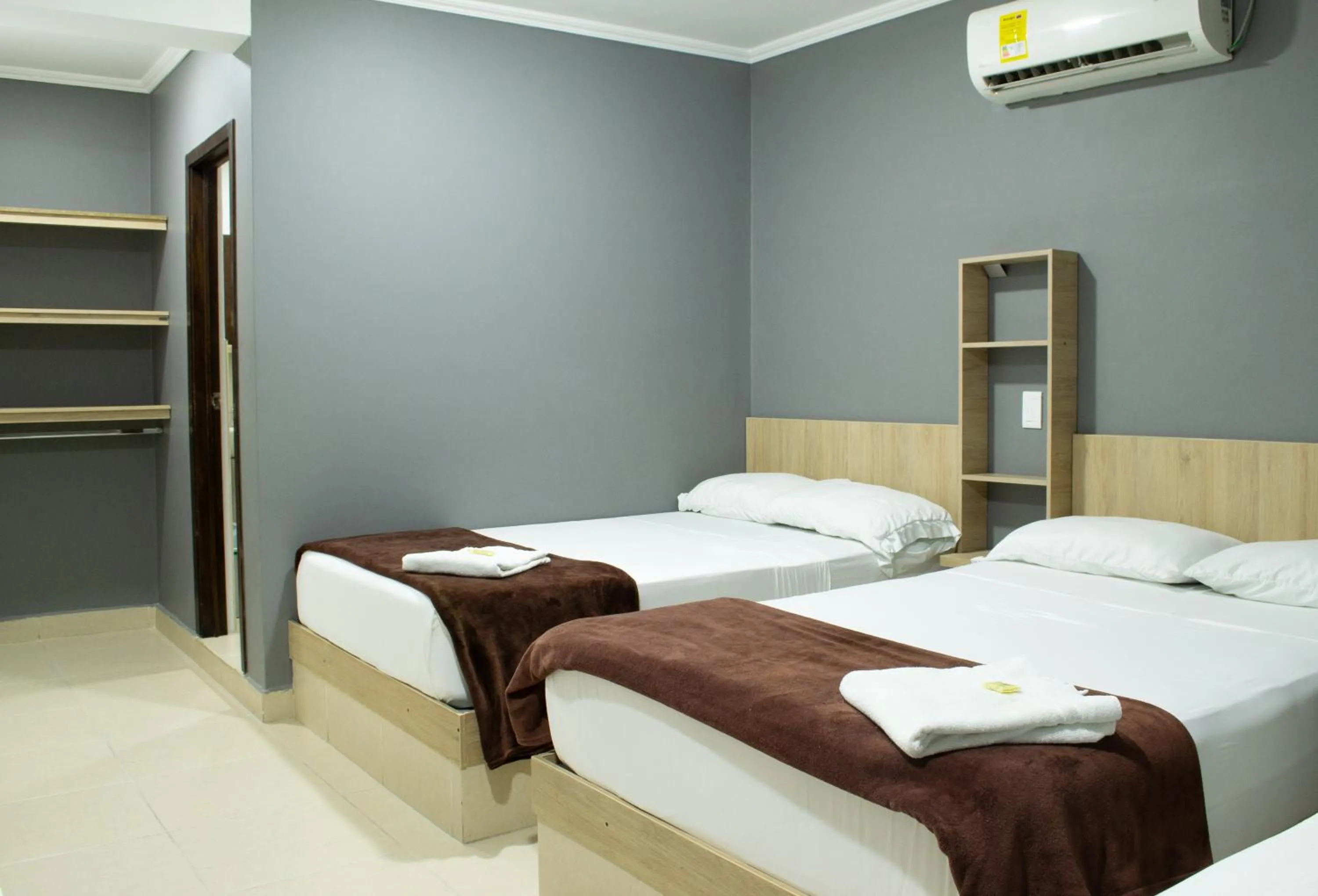 Bed in Hotel Ruiseñor Itagui