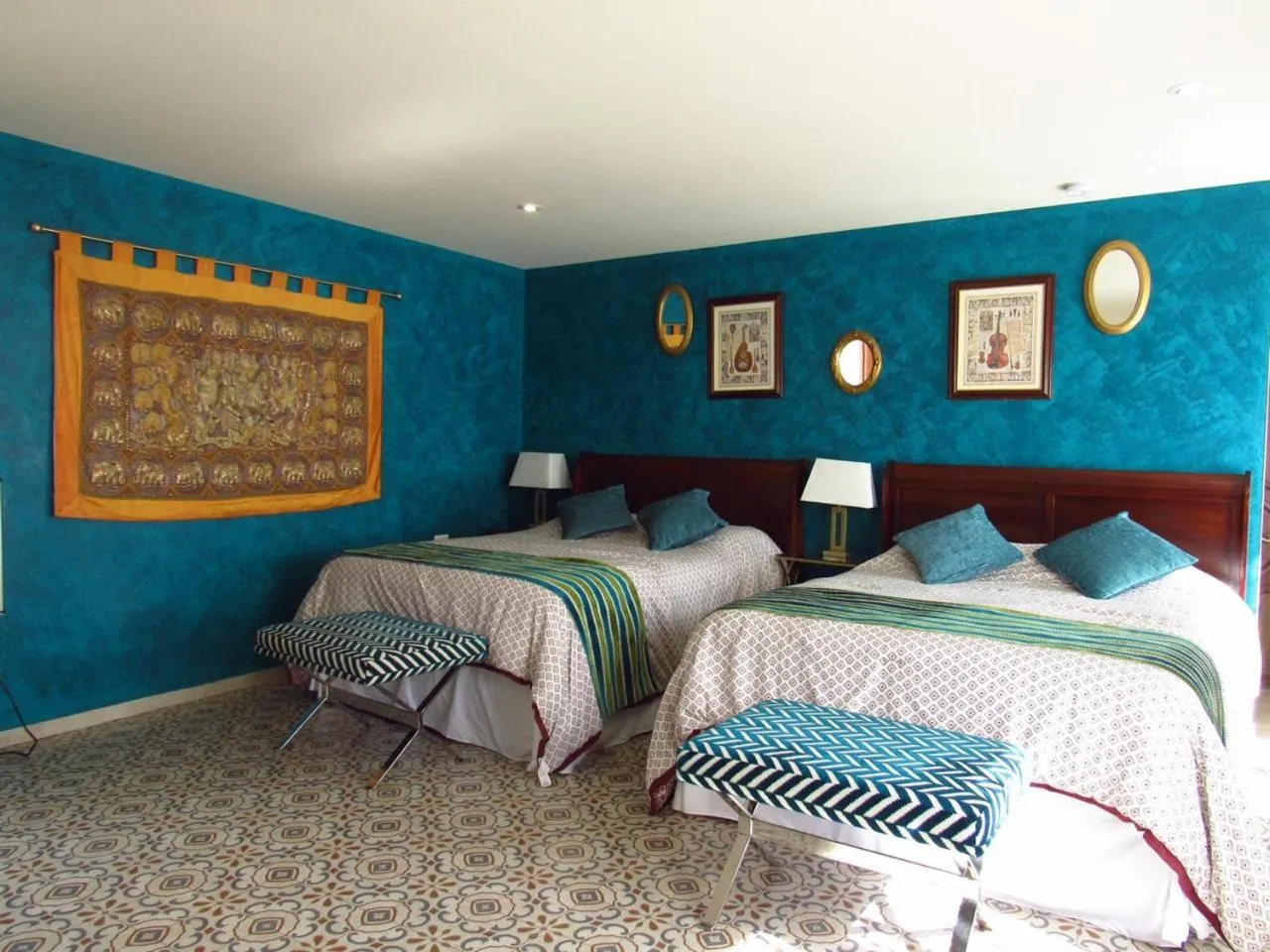 TV and multimedia, Bed in Hotel Boutique Casa del Jardín Aguascalientes