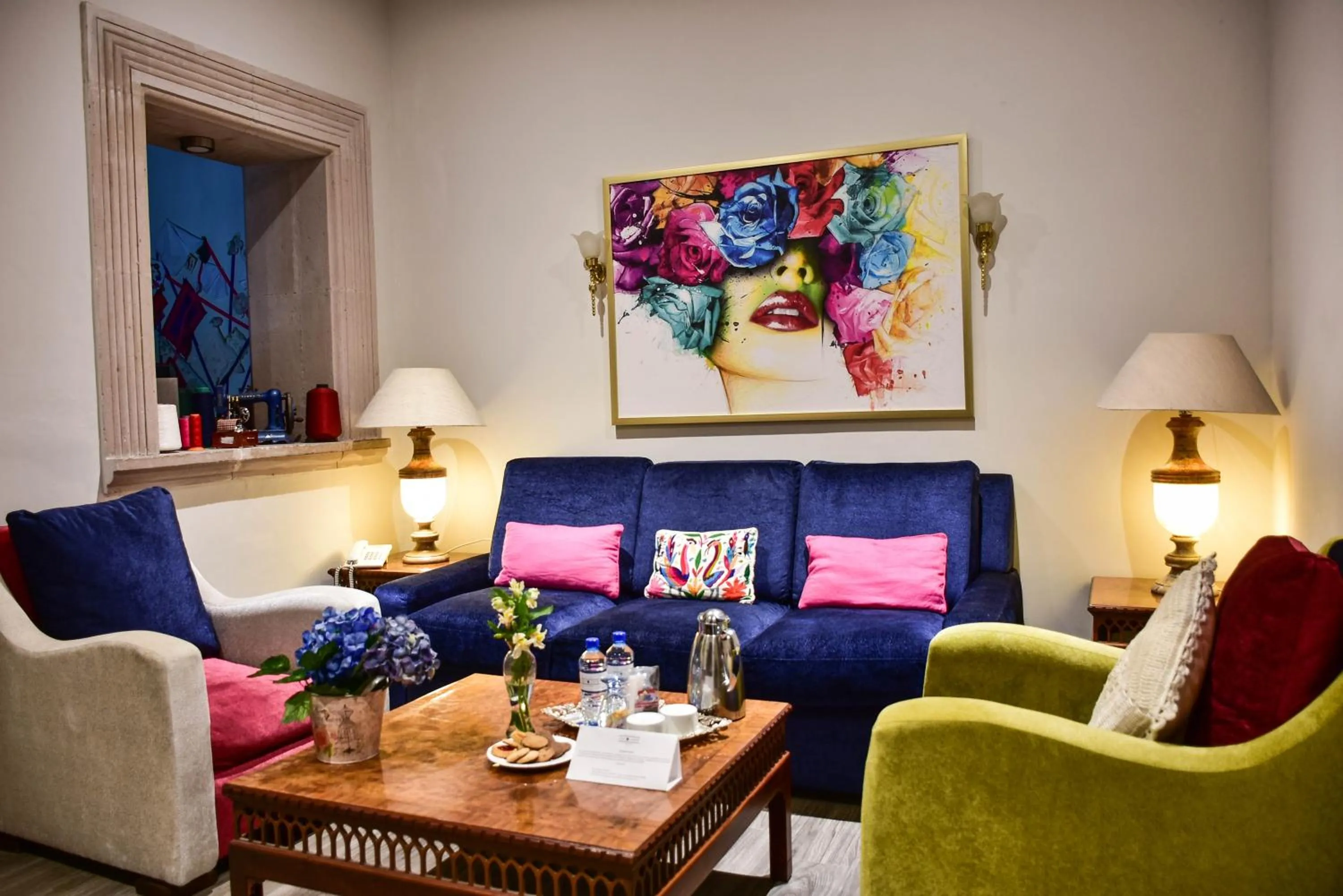 Living room in Hotel Boutique Casa del Jardín Aguascalientes