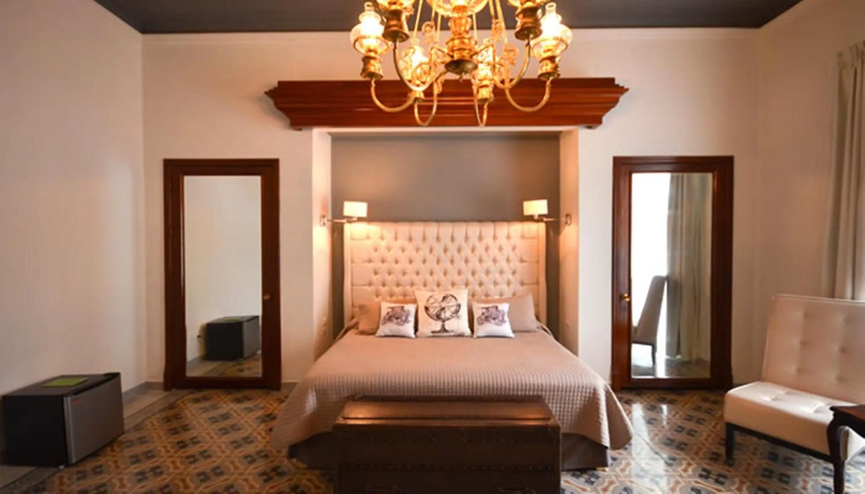 Bed in Hotel Boutique Casa del Jardín Aguascalientes