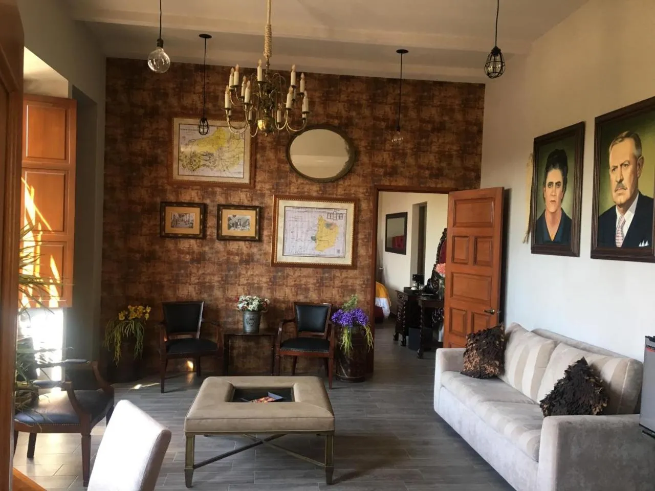 Living room in Hotel Boutique Casa del Jardín Aguascalientes