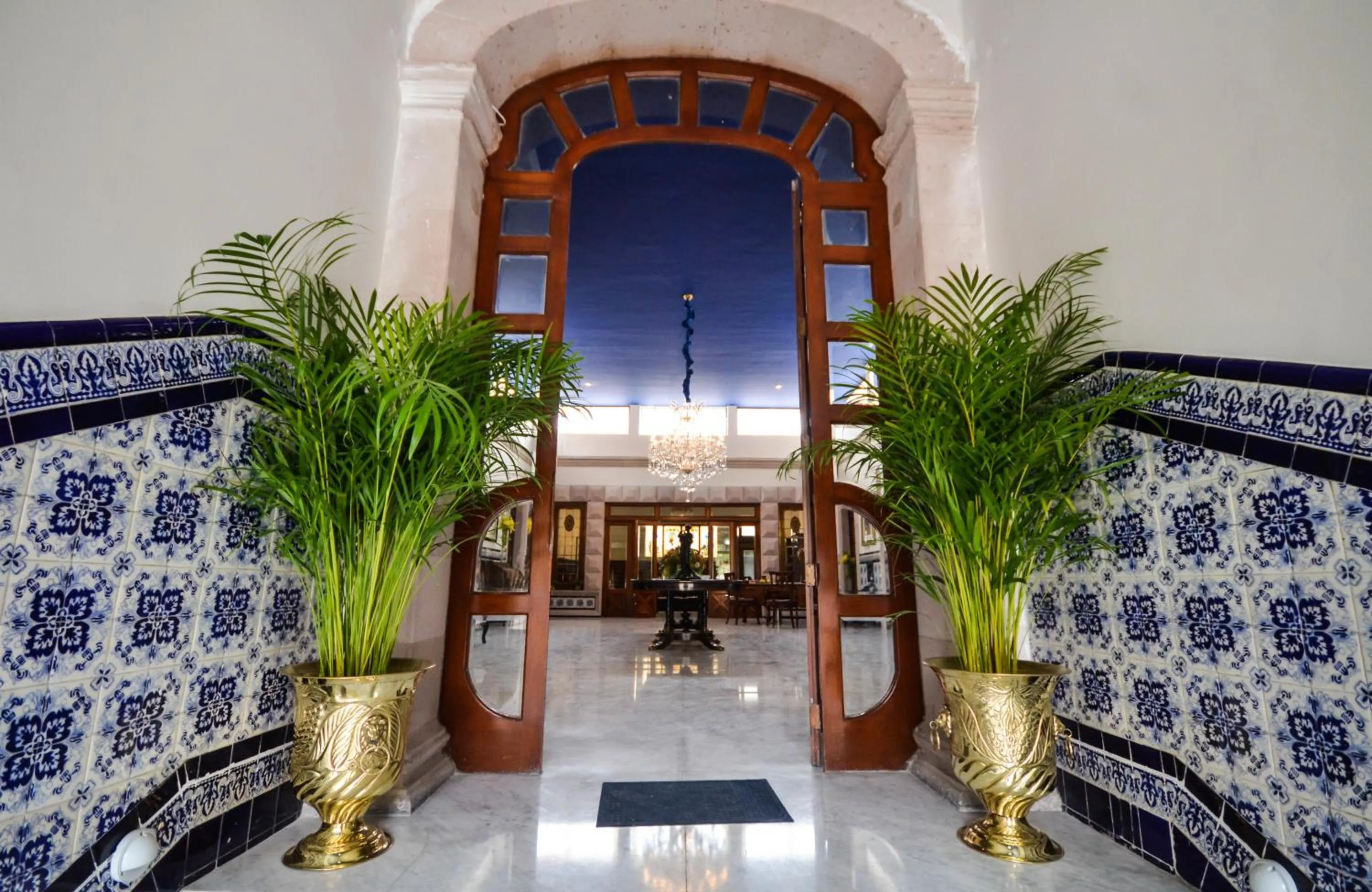 Lobby or reception in Hotel Boutique Casa del Jardín Aguascalientes