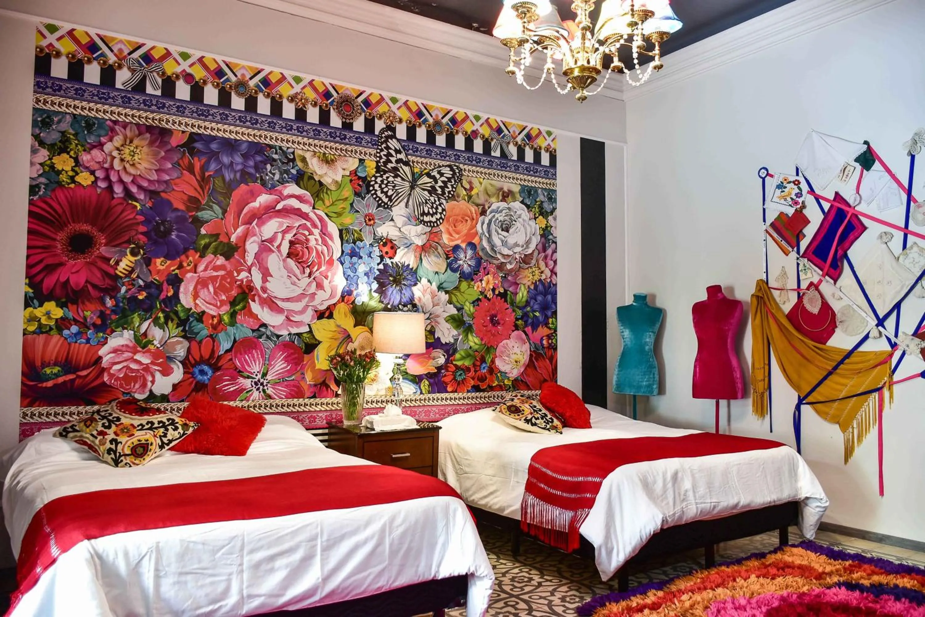 Bedroom, Bed in Hotel Boutique Casa del Jardín Aguascalientes