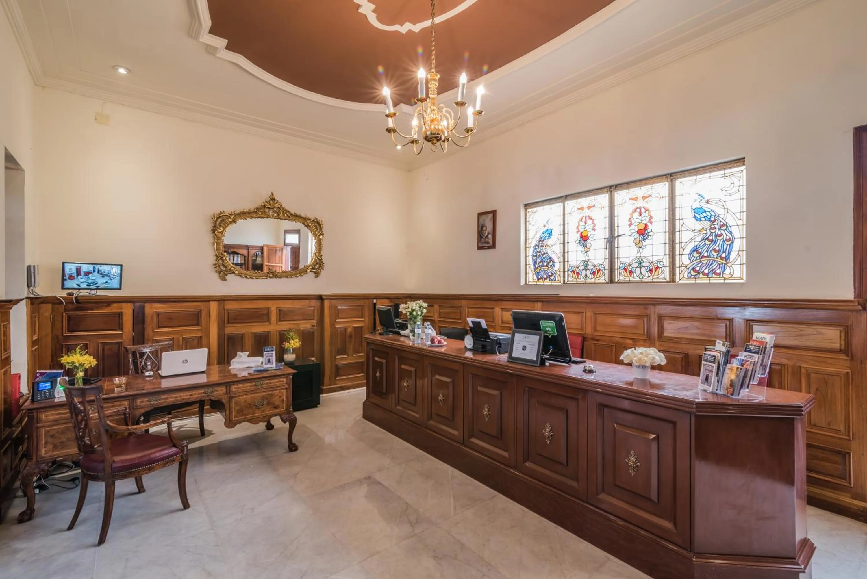 Lobby or reception in Hotel Boutique Casa del Jardín Aguascalientes