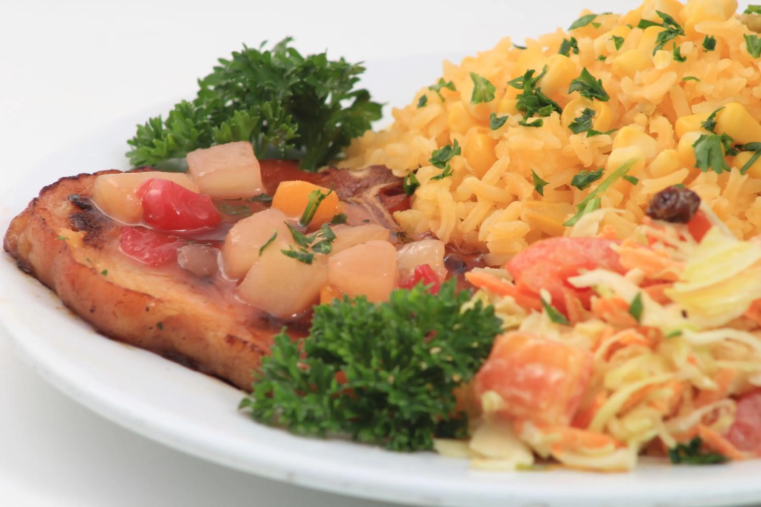 Food close-up in Hotel Andros