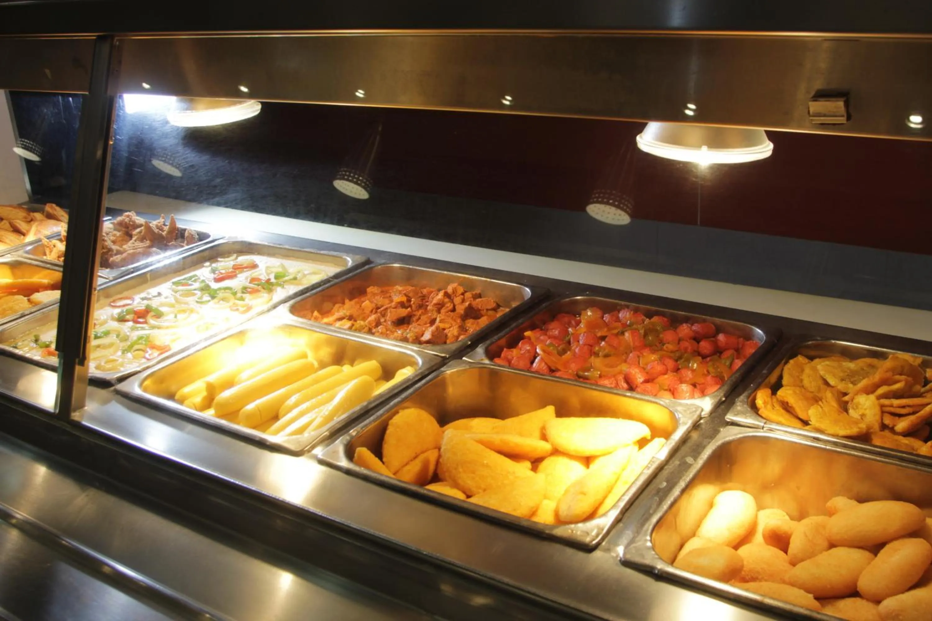 Buffet breakfast in Hotel Andros