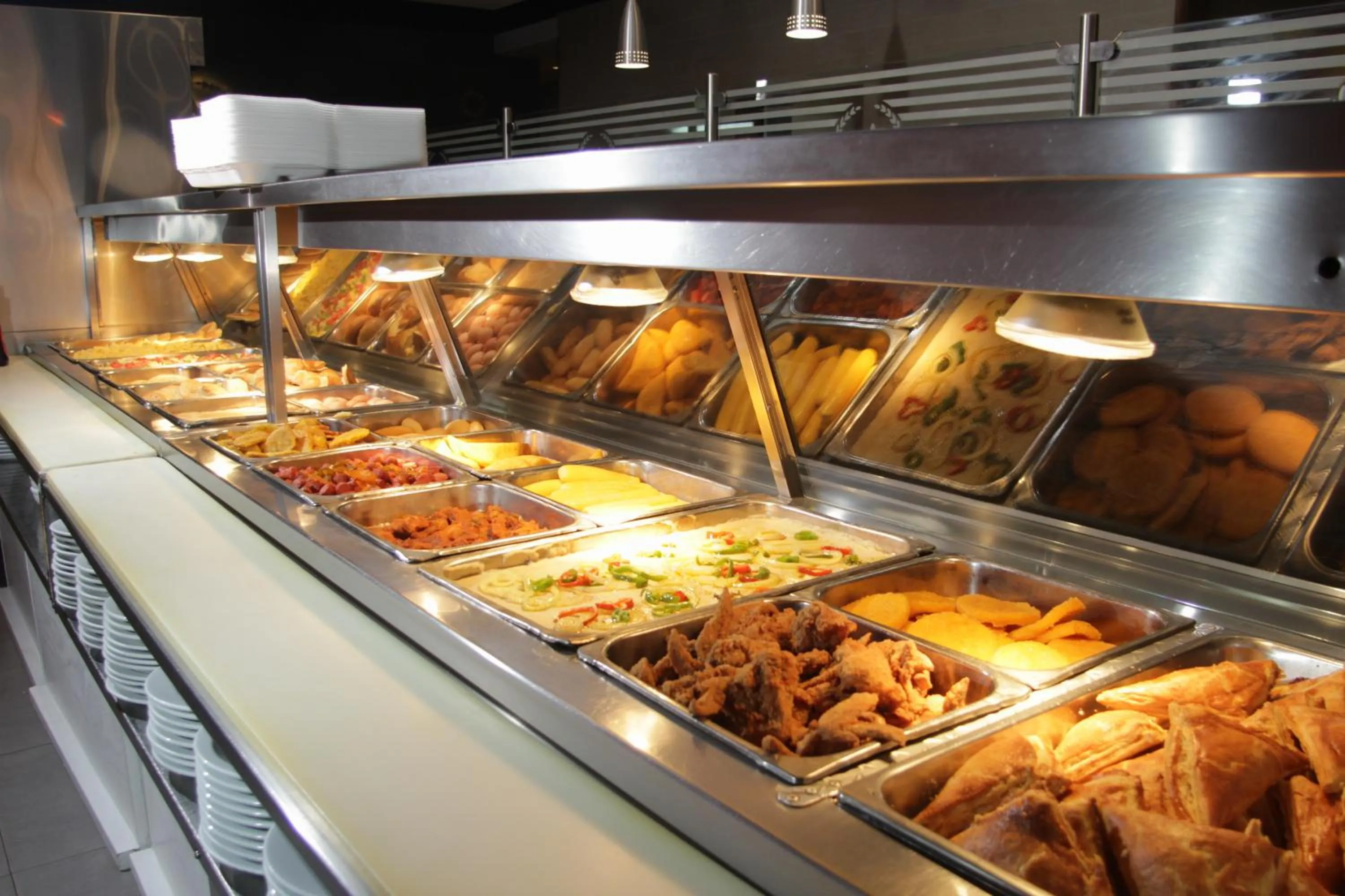 Buffet breakfast in Hotel Andros