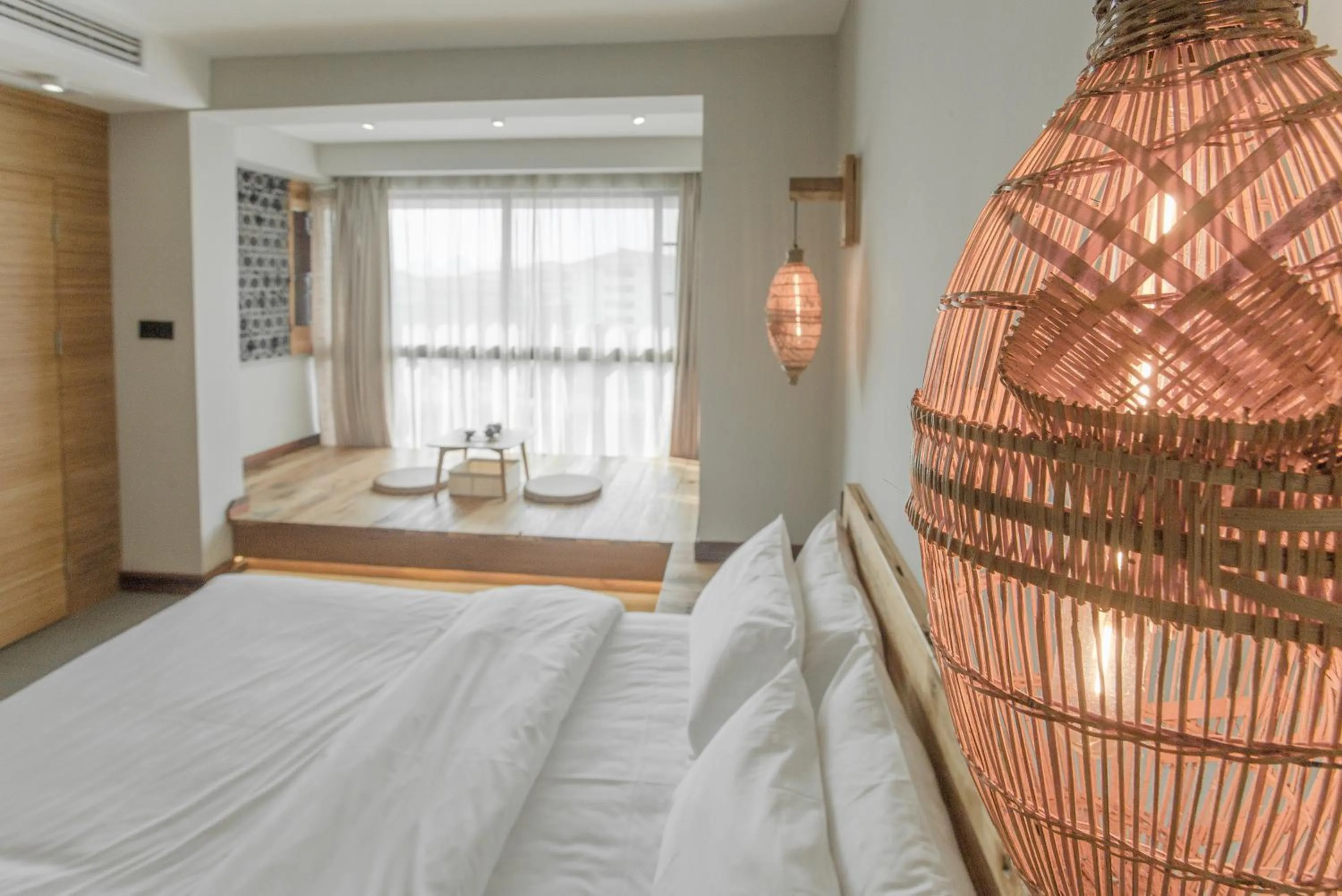 Photo of the whole room, Bed in Zen Tea House Seven Stars Park