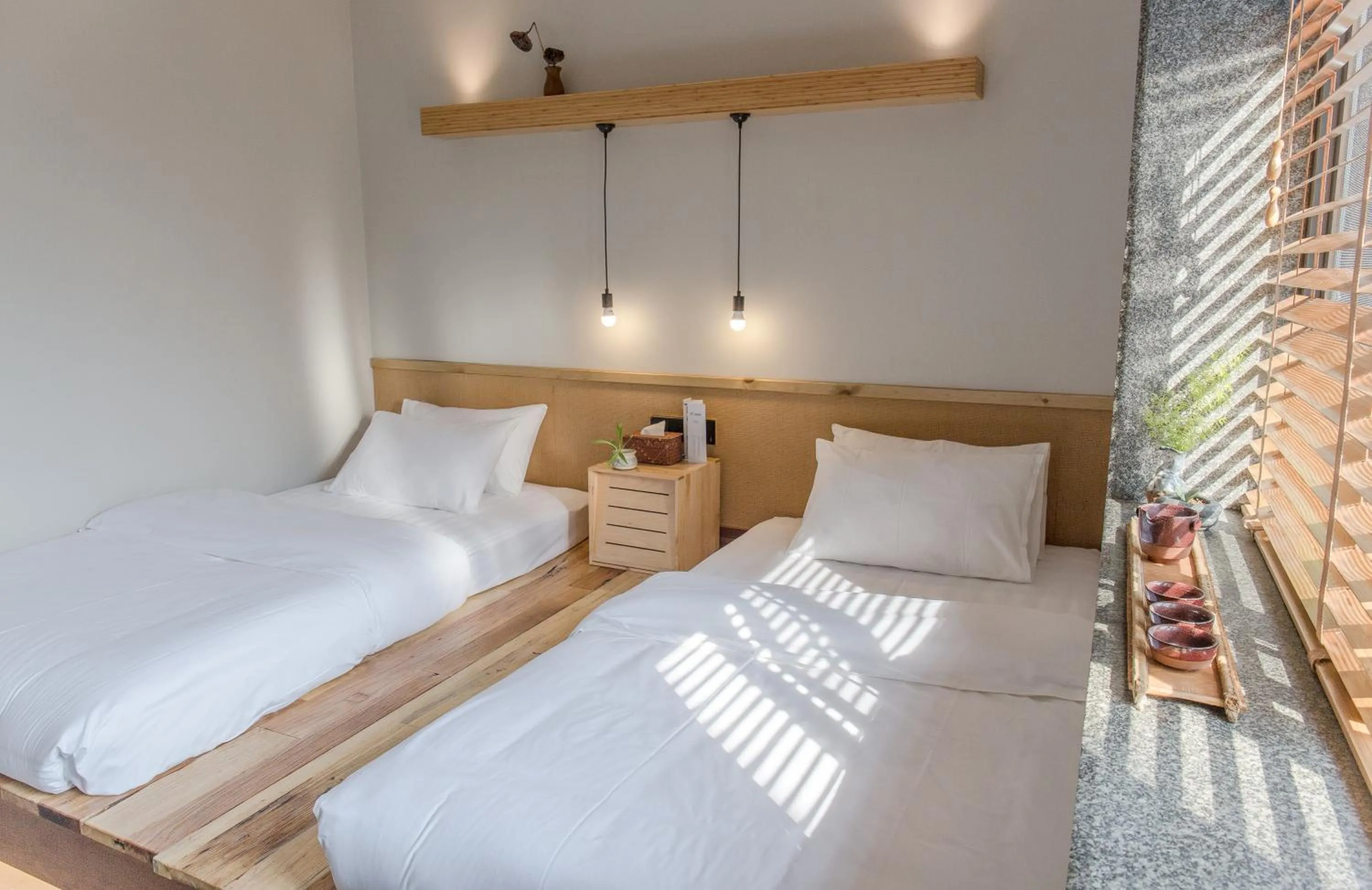 Bed in Zen Tea House Seven Stars Park