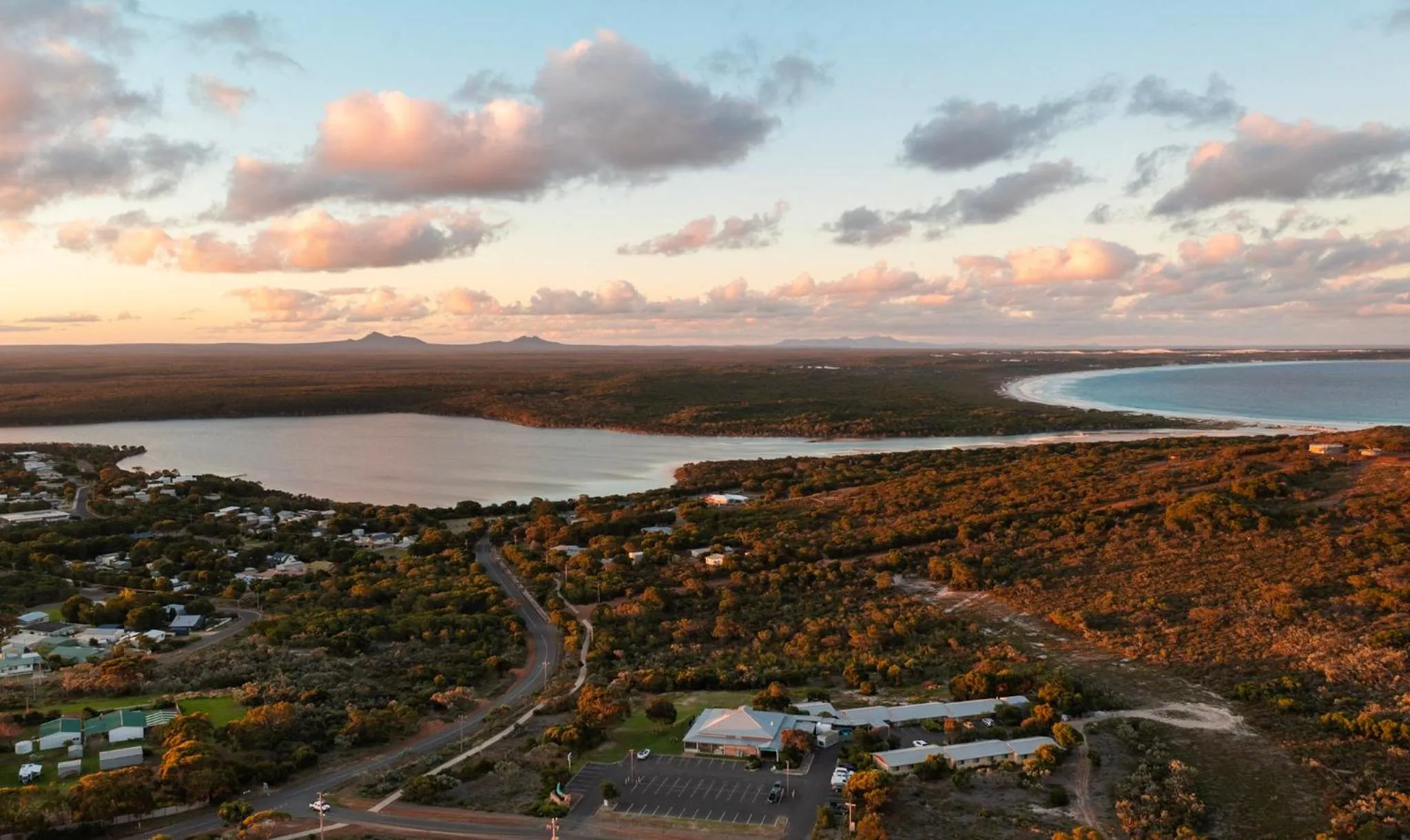 Bird's eye view in Bremer Bay Resort