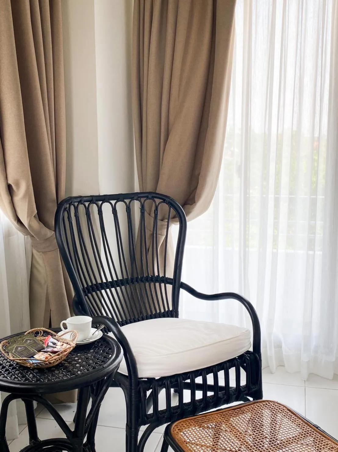 Seating area in Koranaree Courtyard Boutique Hotel