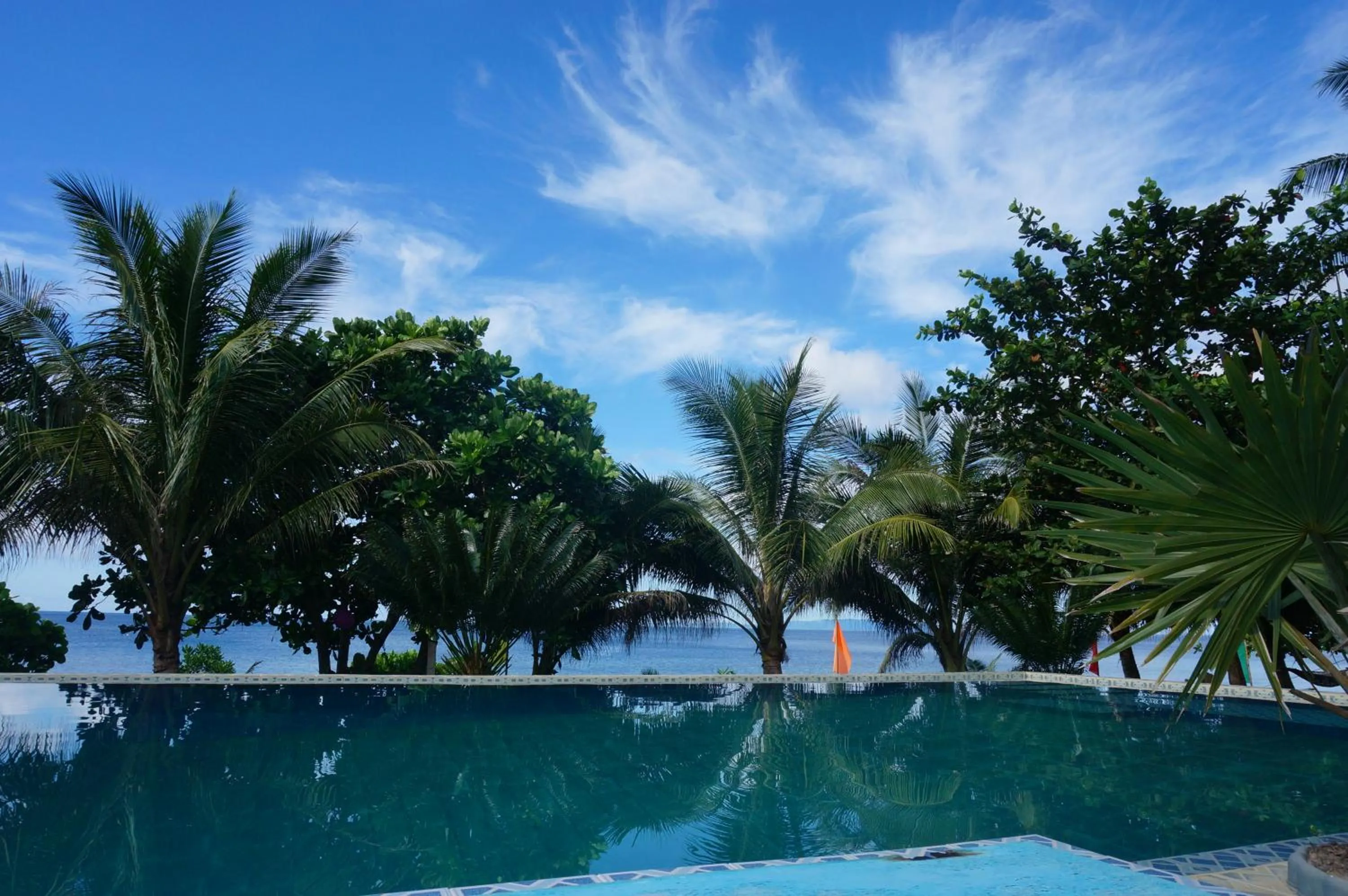 Pool view in Pintuyan Dive Resort