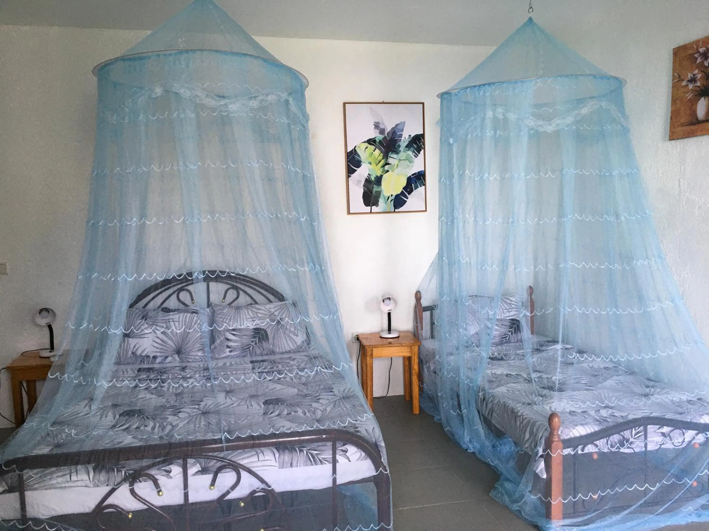 Bed in Pintuyan Dive Resort