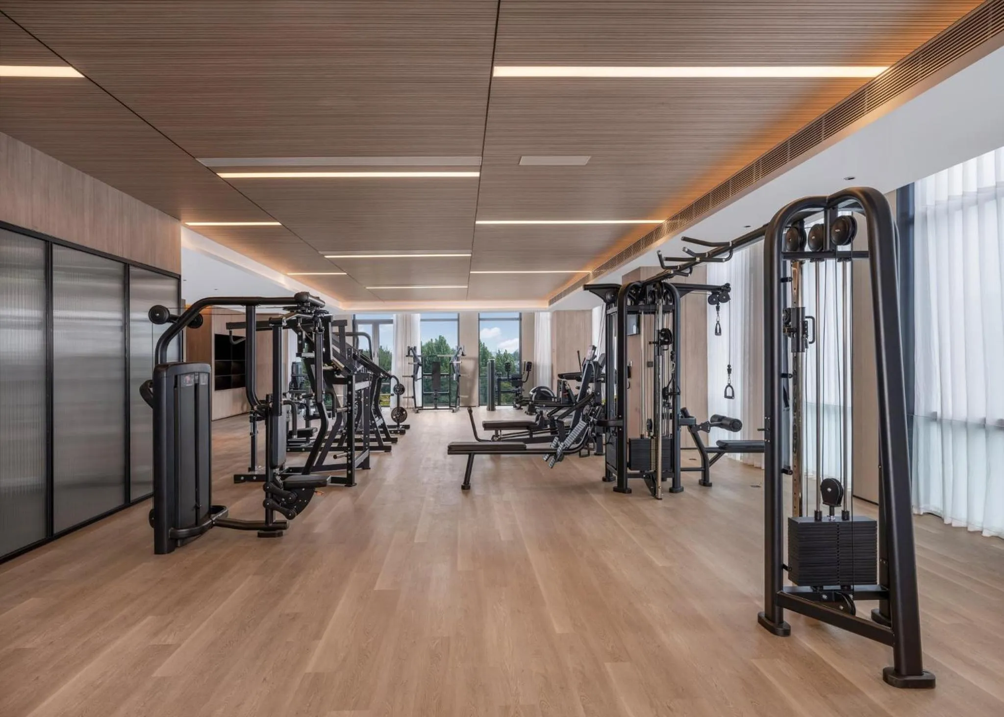 Fitness centre/facilities in Holiday Inn Beijing Daxing Centre by IHG