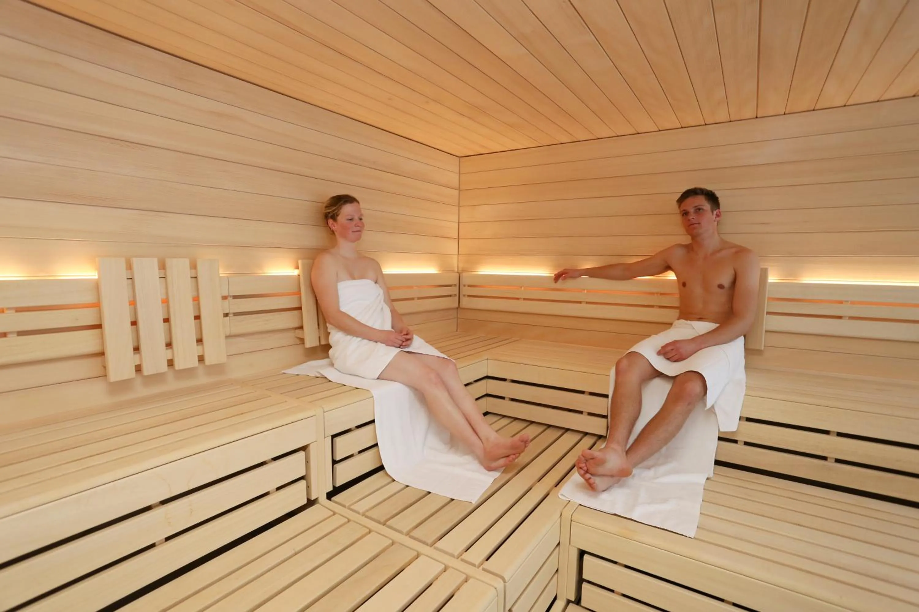 Sauna in Bever Lodge