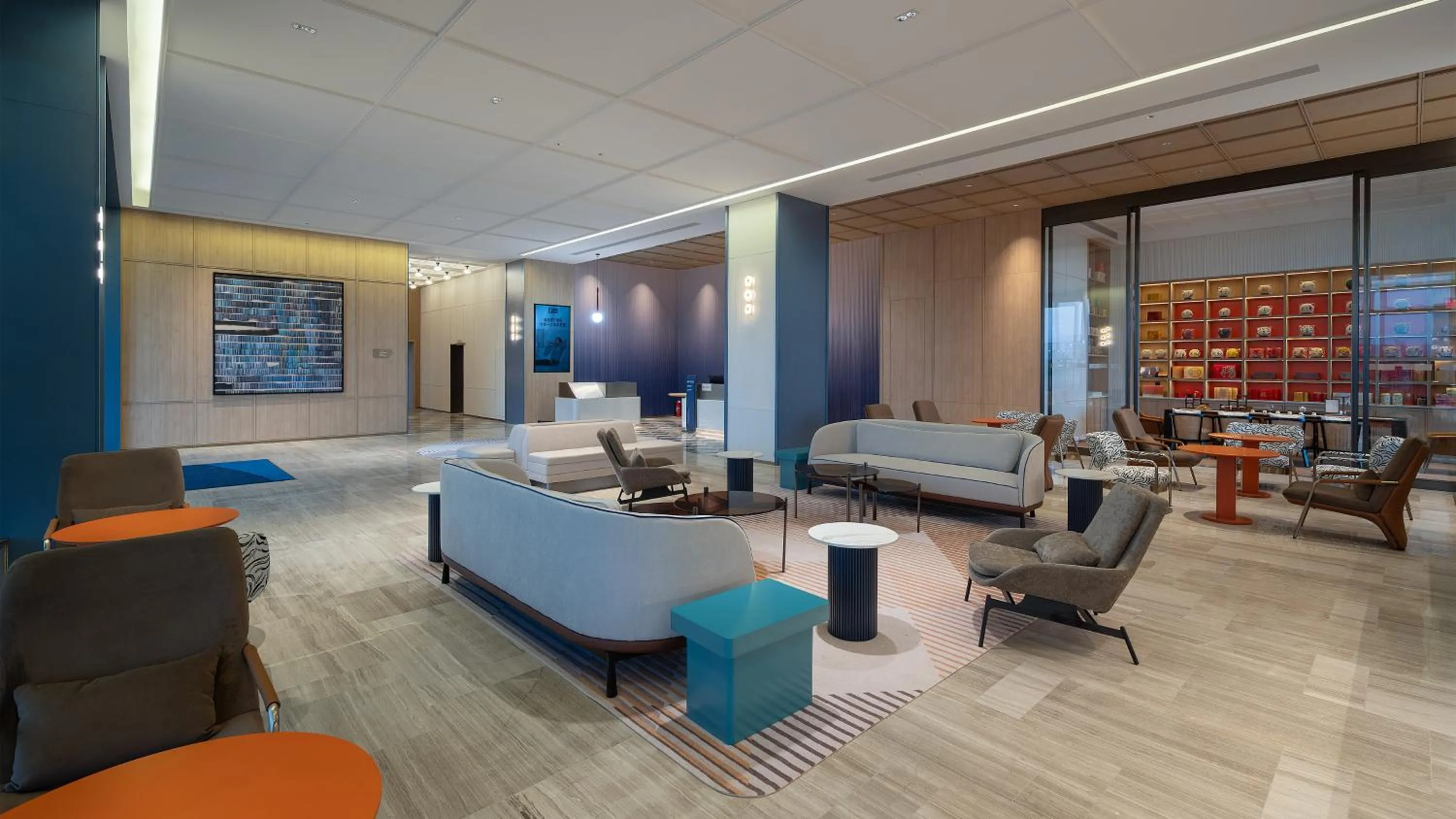 Lobby or reception in Holiday Inn Express Kunming Changshui Airport by IHG