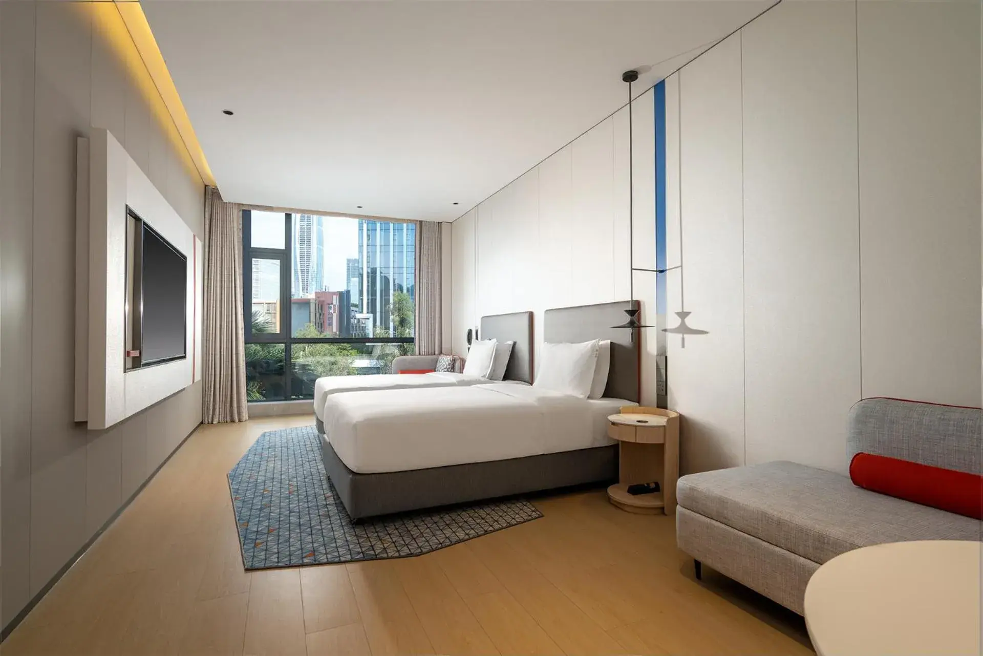 Suite with Two Double Beds and City View in Holiday Inn Express Shenzhen Sports Center by IHG Suite with Two Double Beds and City View in Holiday Inn Express Shenzhen Sports Center by IHG