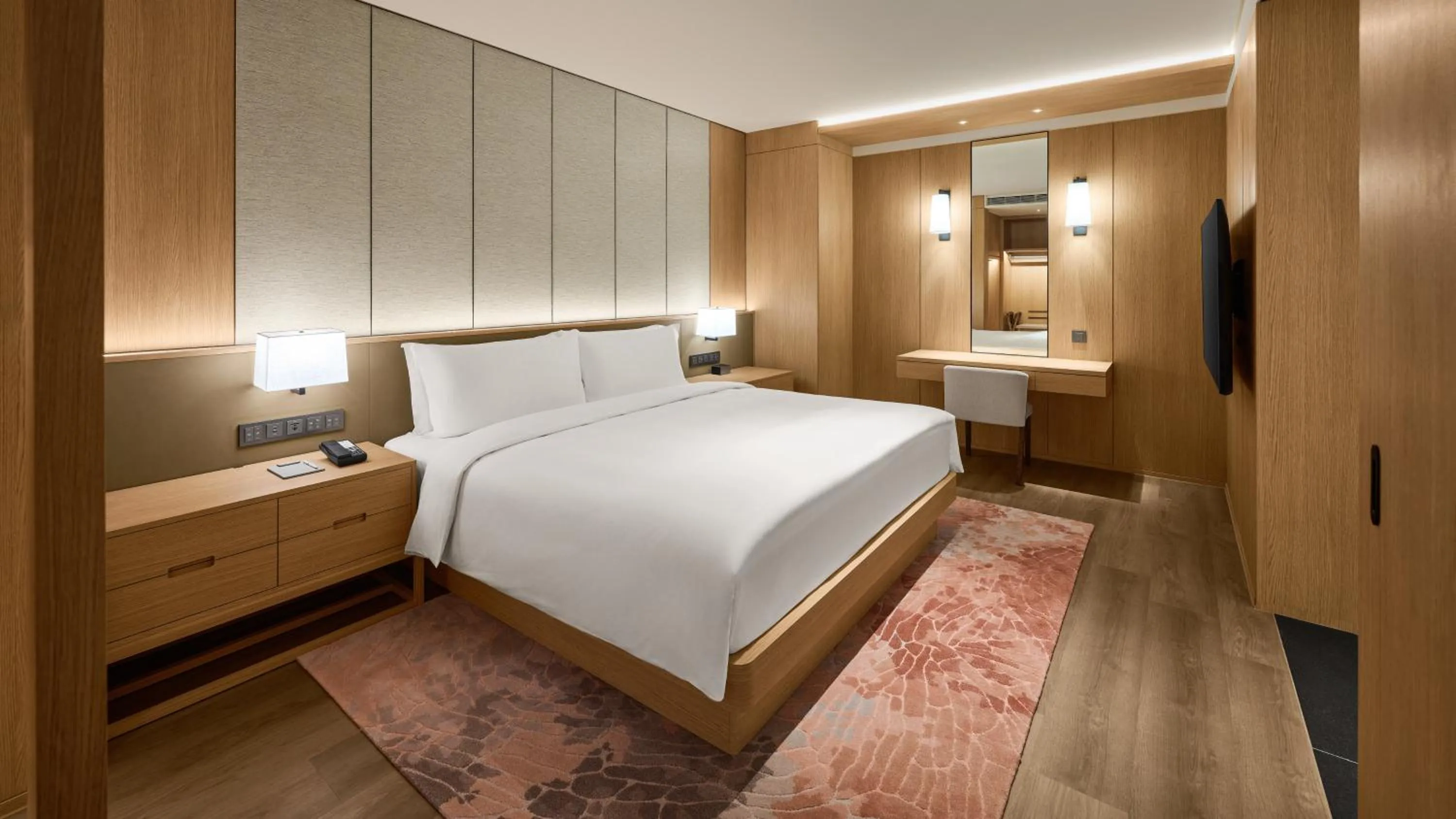 Photo of the whole room, Bed in InterContinental Hotels New Taipei Hot Spring by IHG