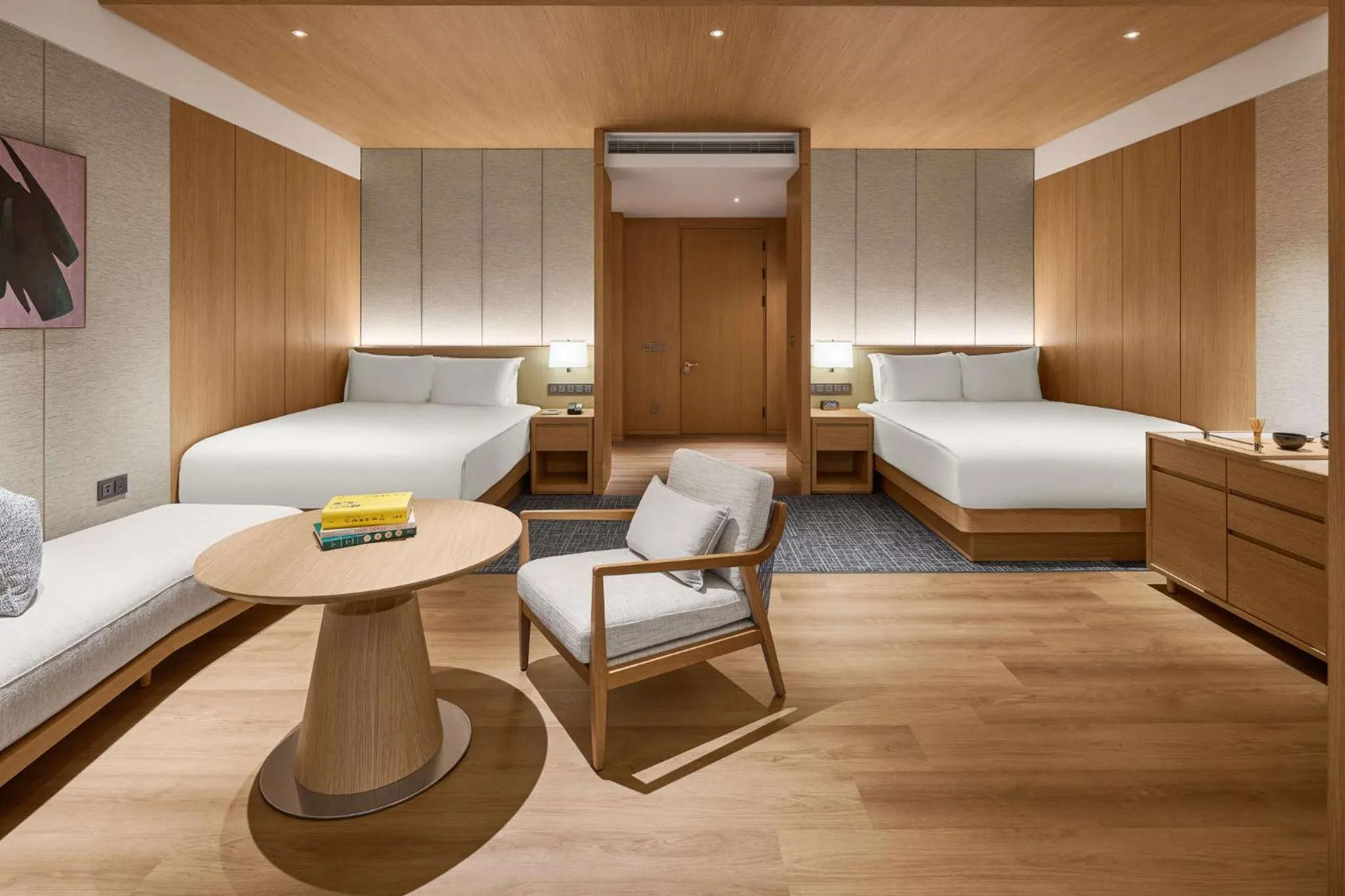 Photo of the whole room, Bed in InterContinental Hotels New Taipei Hot Spring by IHG