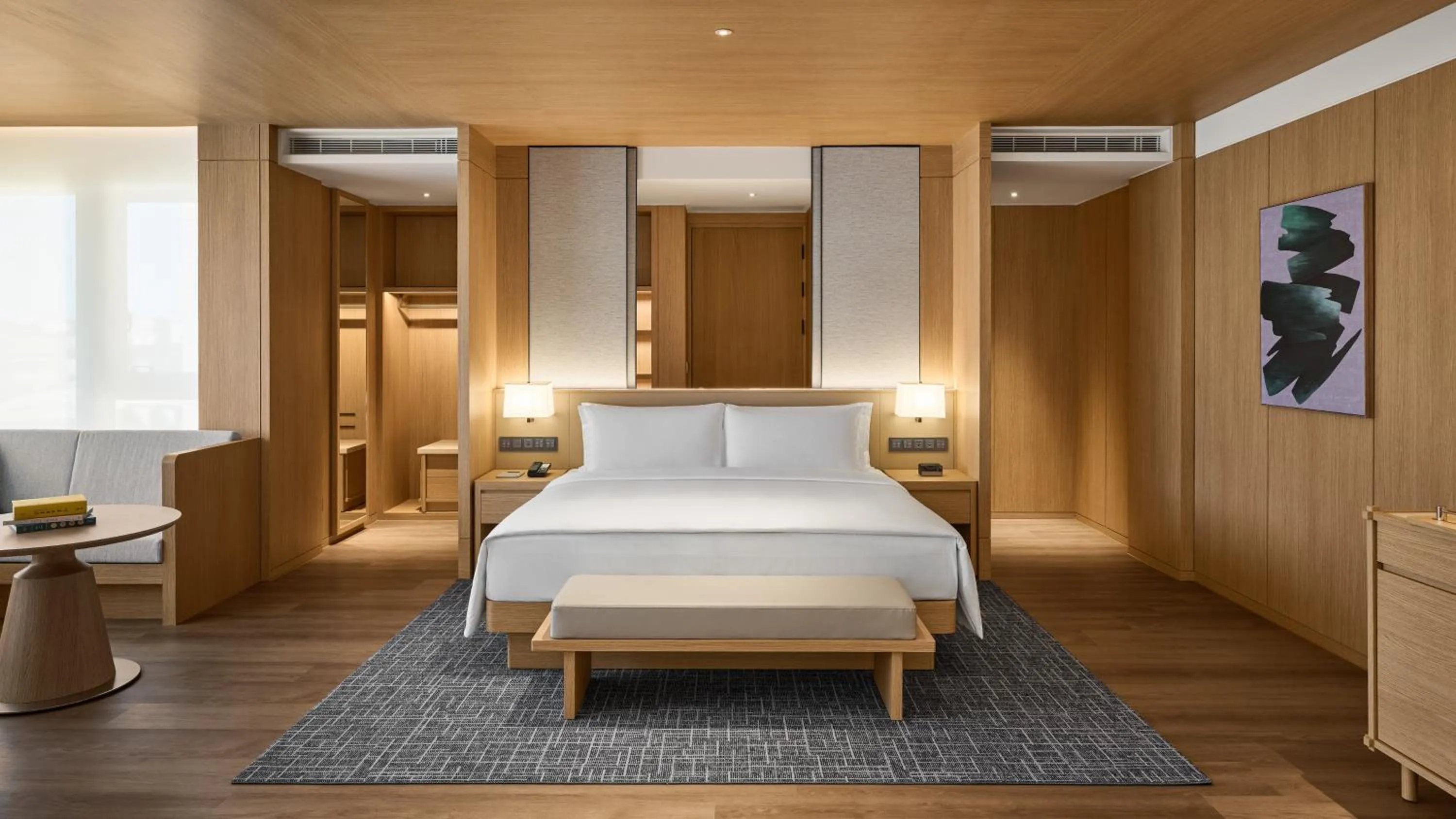 Photo of the whole room, Bed in InterContinental Hotels New Taipei Hot Spring by IHG