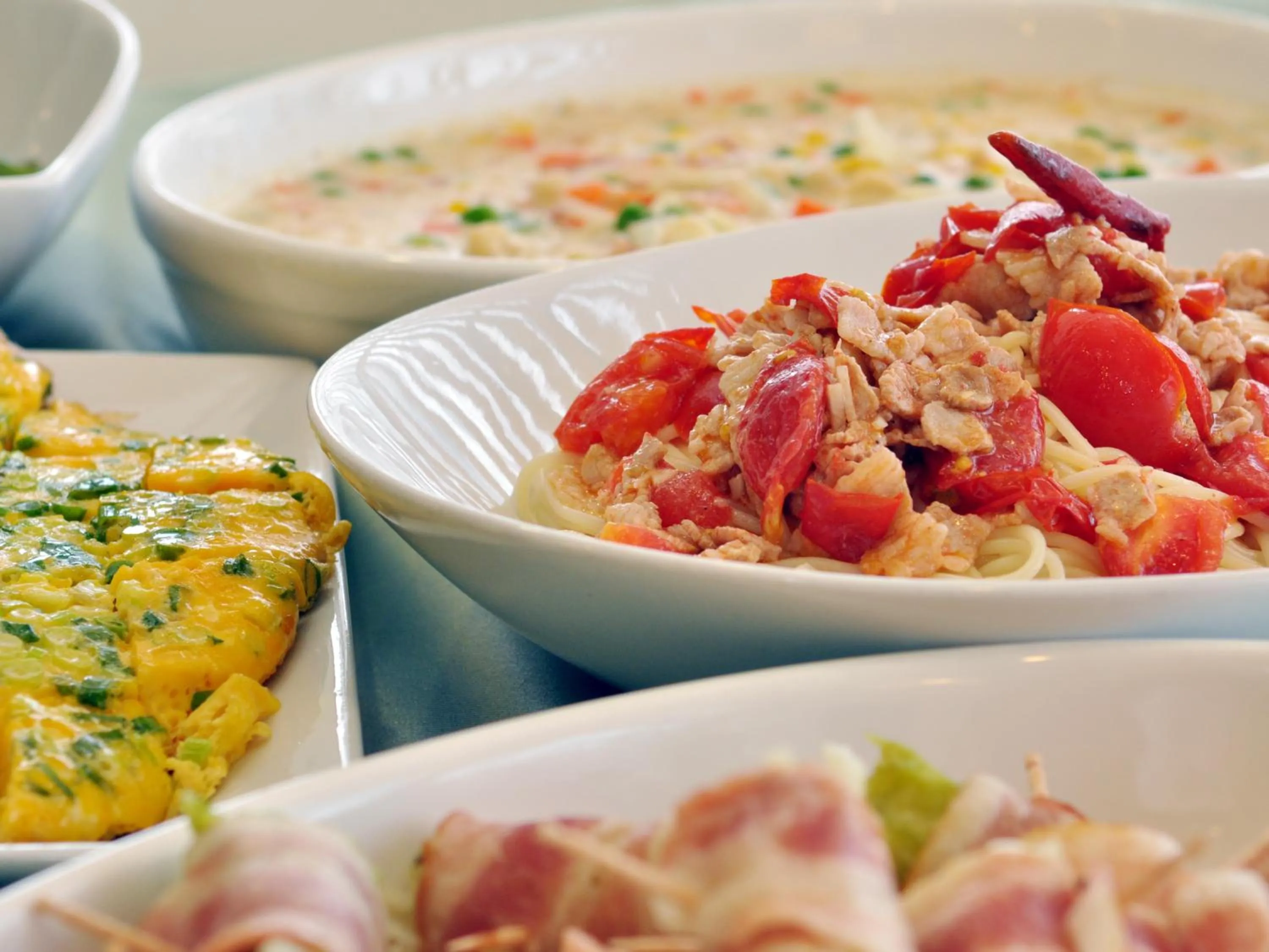 Food close-up in Hotel Green Palace