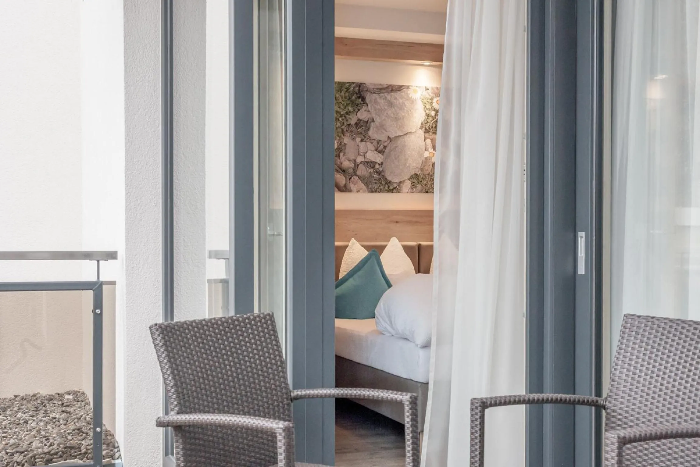 Balcony/Terrace, Bed in The Deluxe by Regina