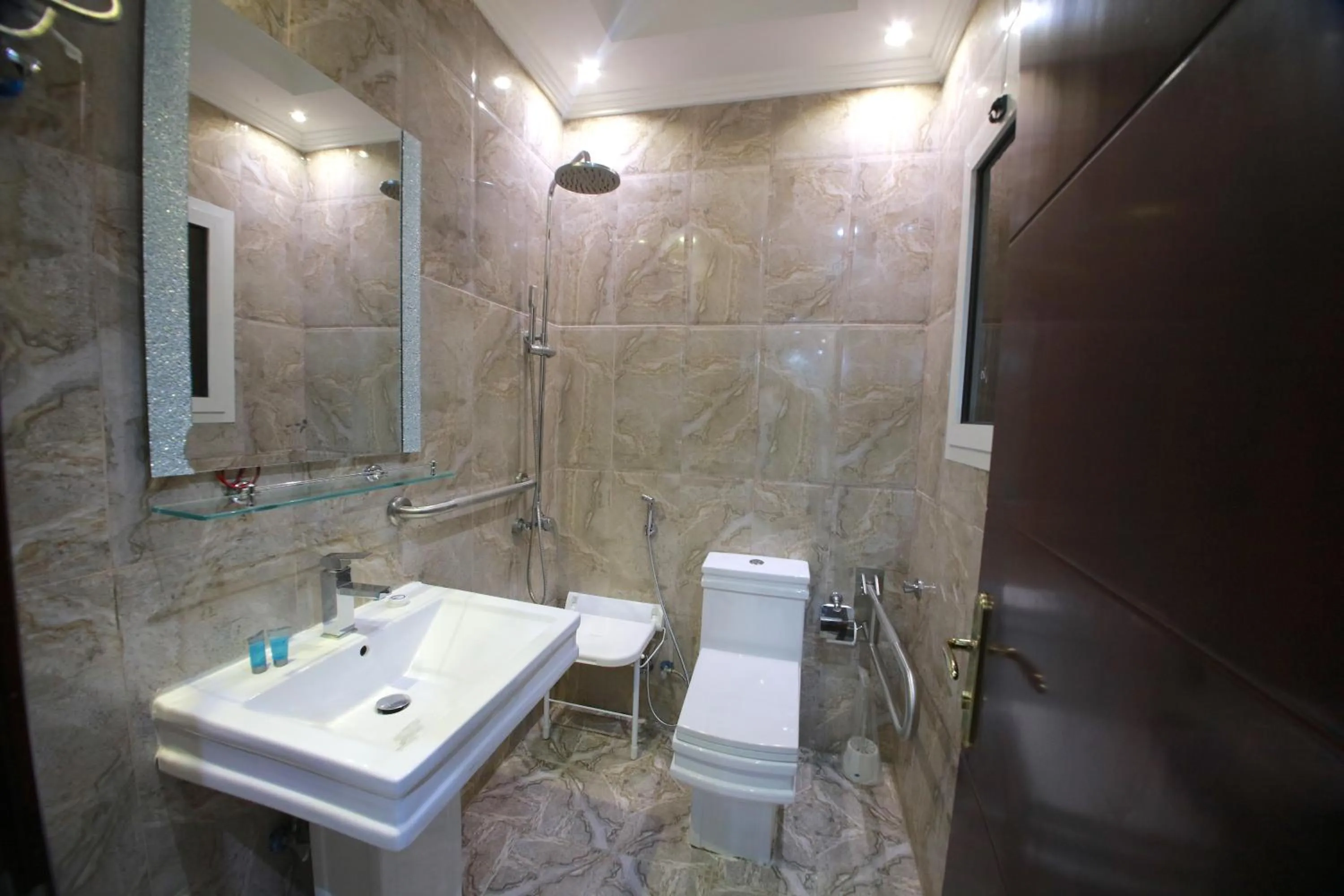 Bathroom in Developed view Hotel
