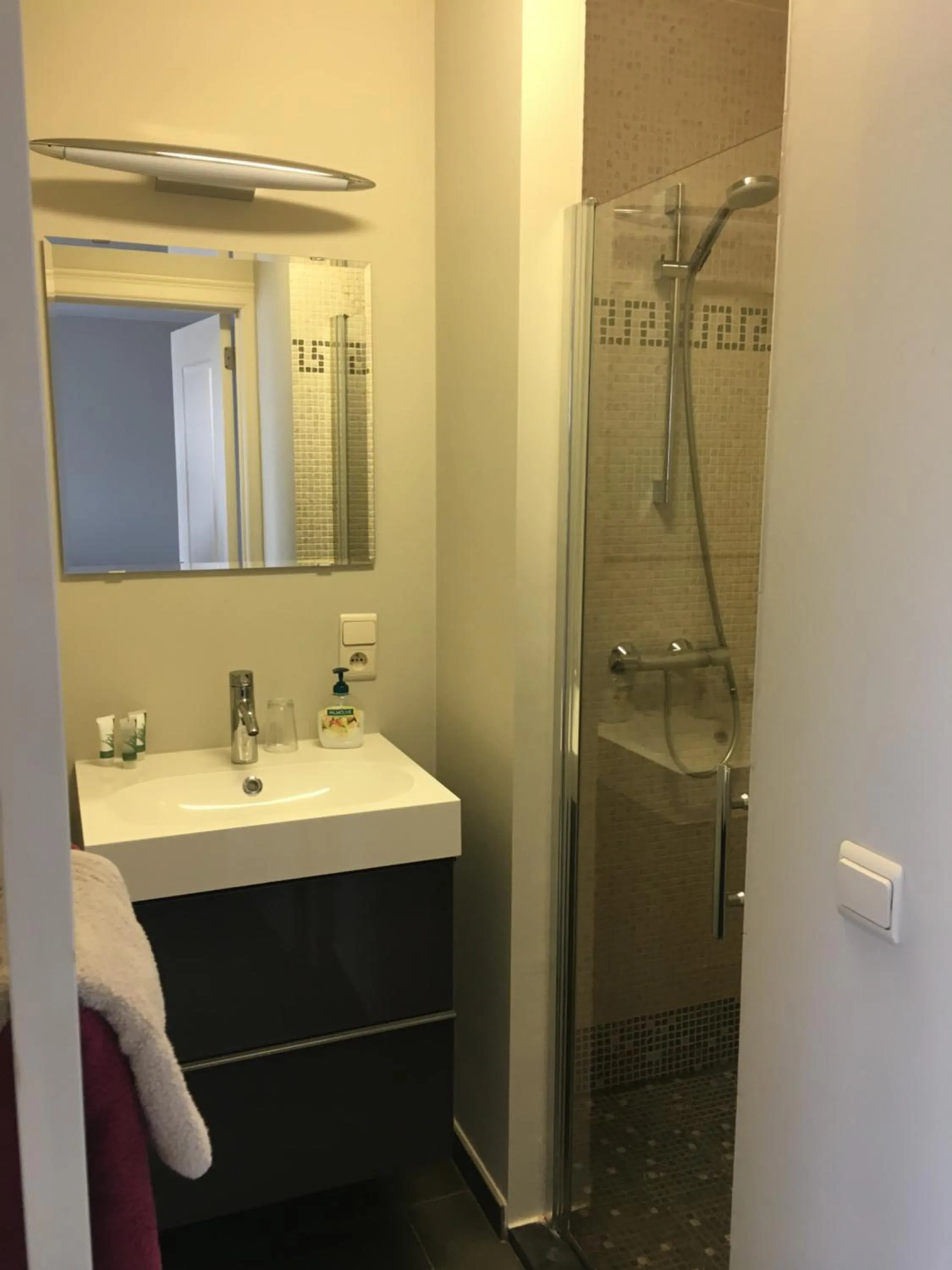 Shower in Guesthouse De Middelvelden