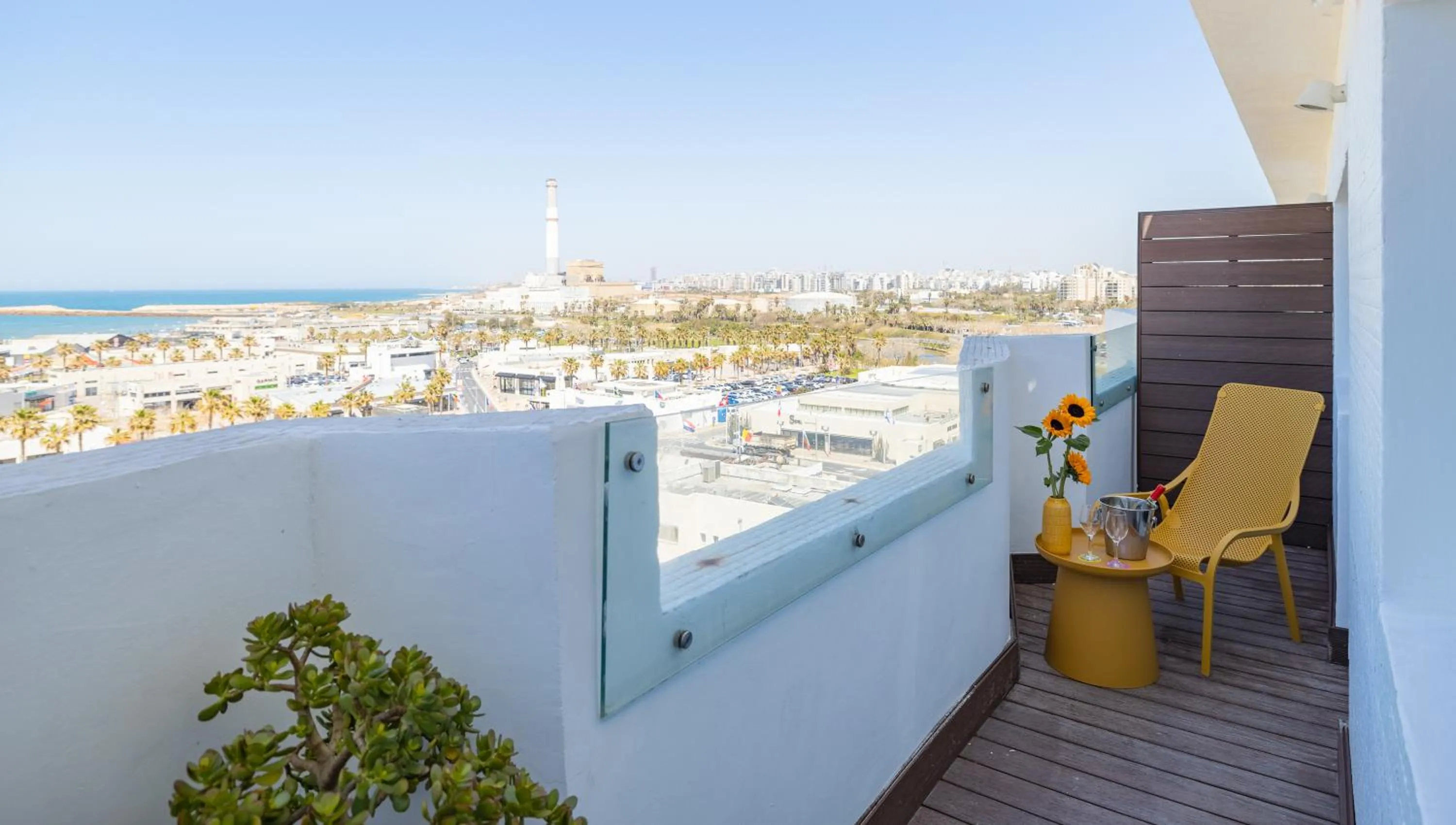 Balcony/Terrace in PLAY Seaport Suite Hotel TLV