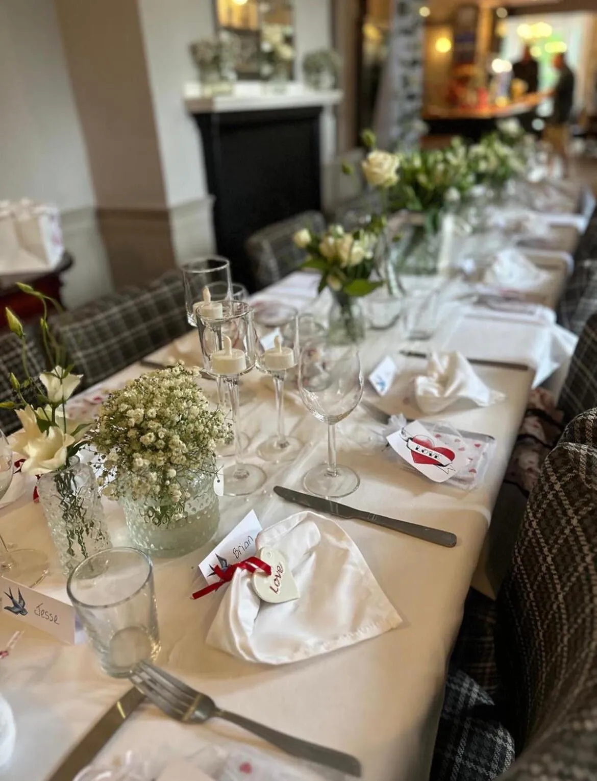 Dining area in Lower Bell