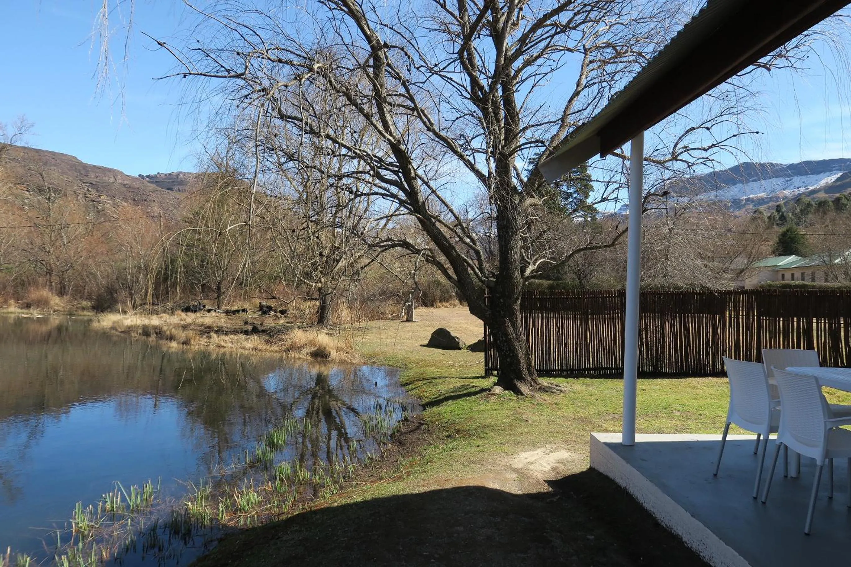 Patio in Mkomazana Mountain Cottages