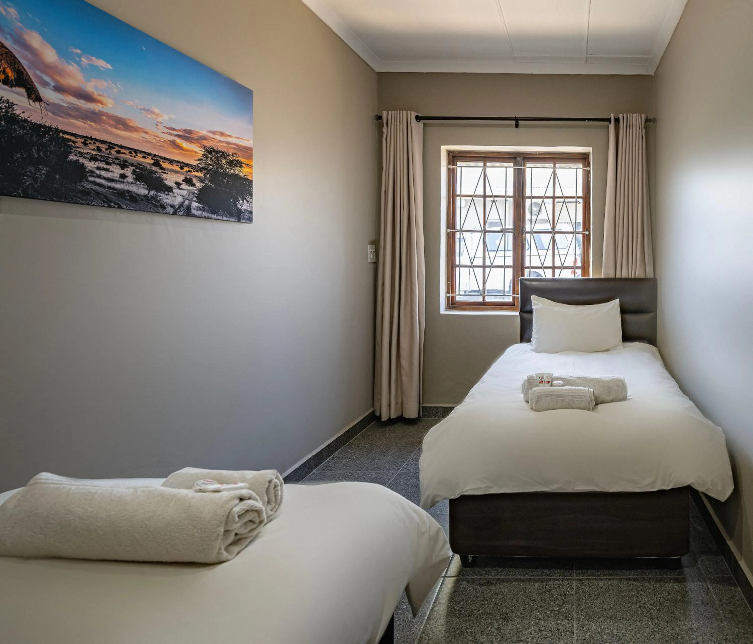 Decorative detail, Bed in Calvinia Hotel