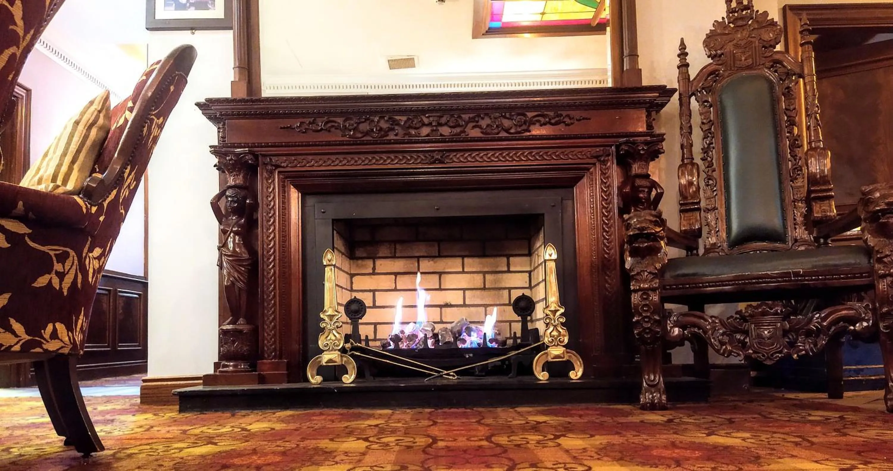 Seating area in Lakeside Manor Hotel