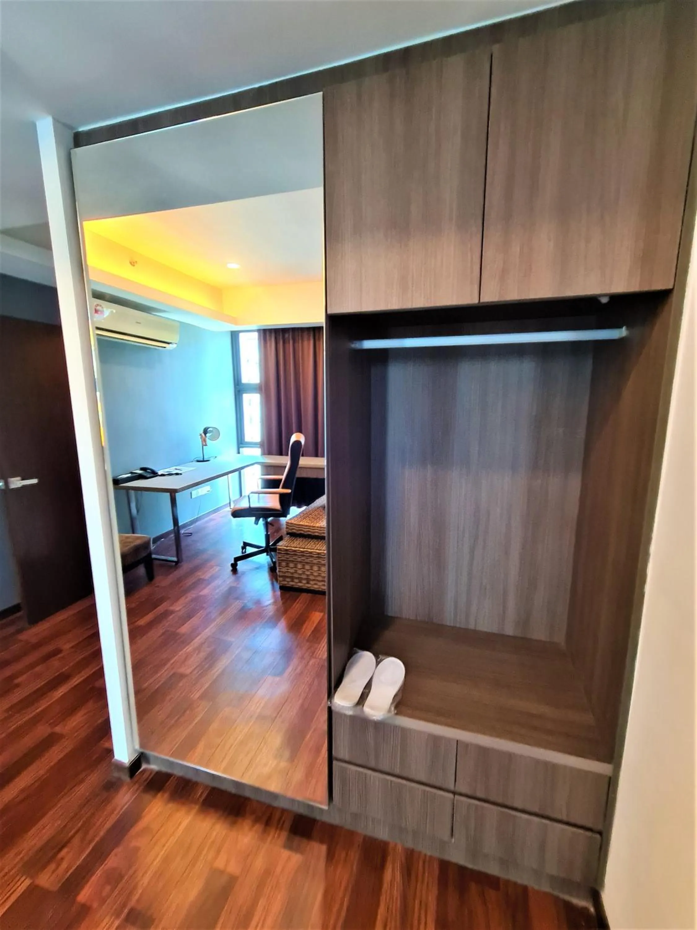 wardrobe in Nexus Business Suite Hotel
