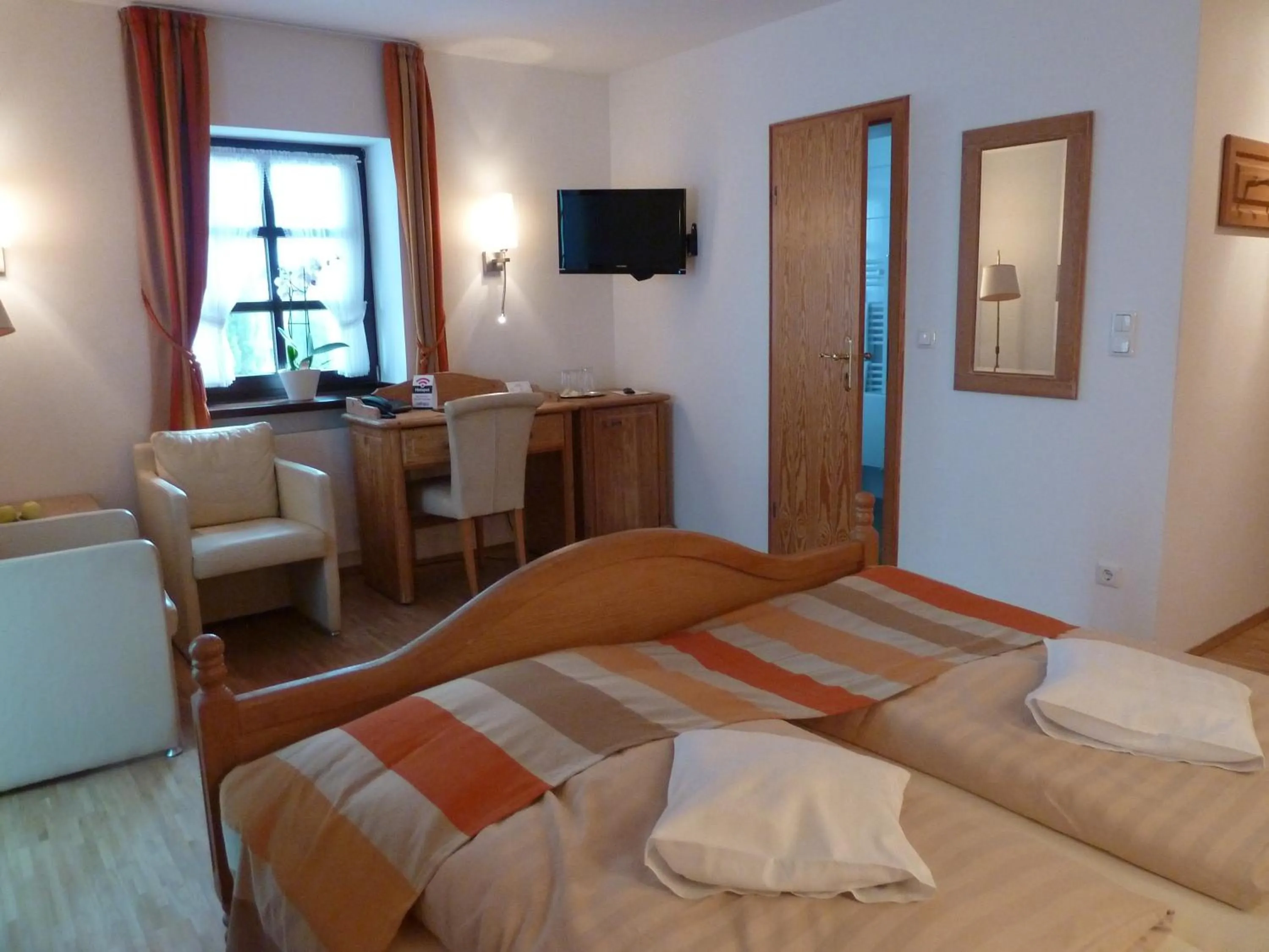 Decorative detail, Bed in Landhaus Sassenhof