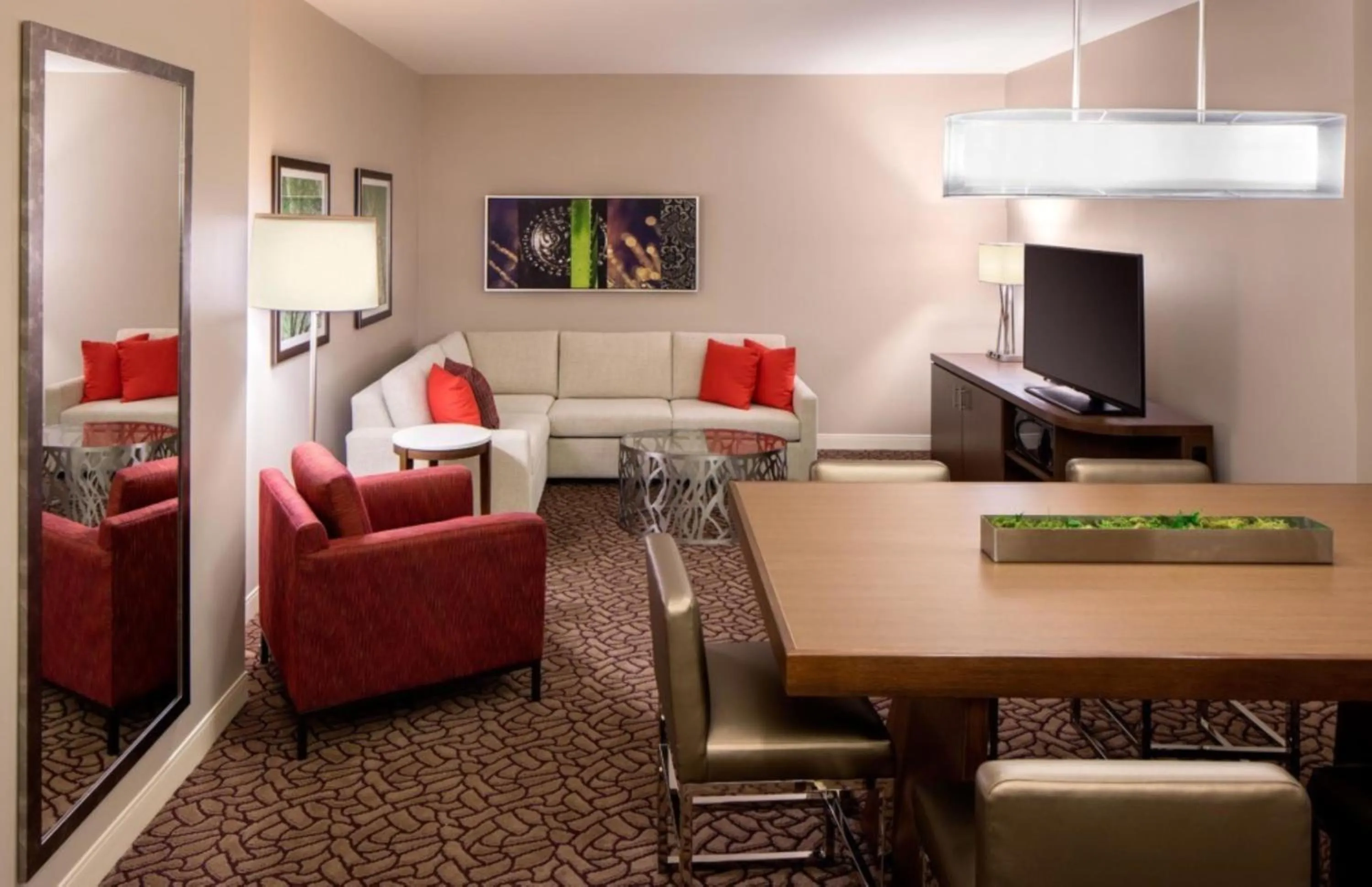 Living room in Hilton Garden Inn Downtown Dallas