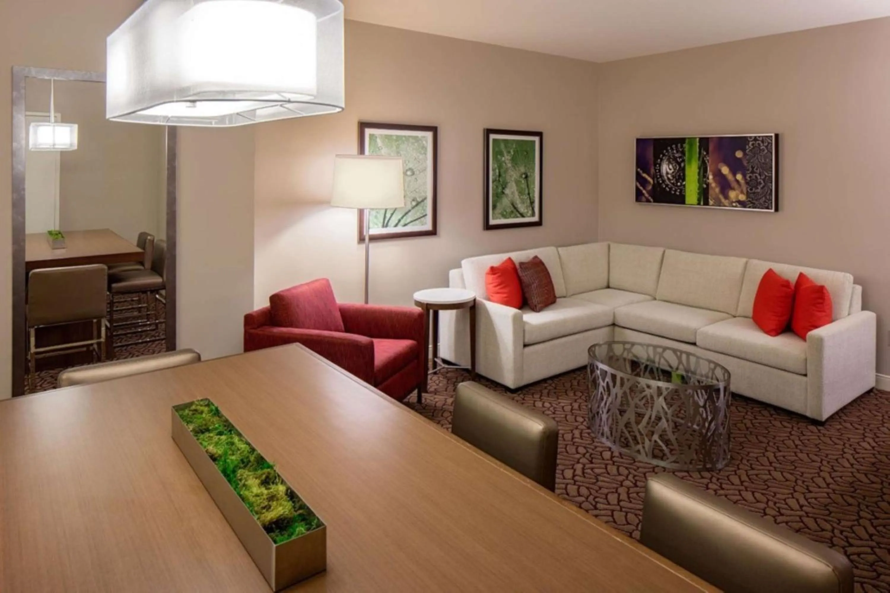 Photo of the whole room in Hilton Garden Inn Downtown Dallas