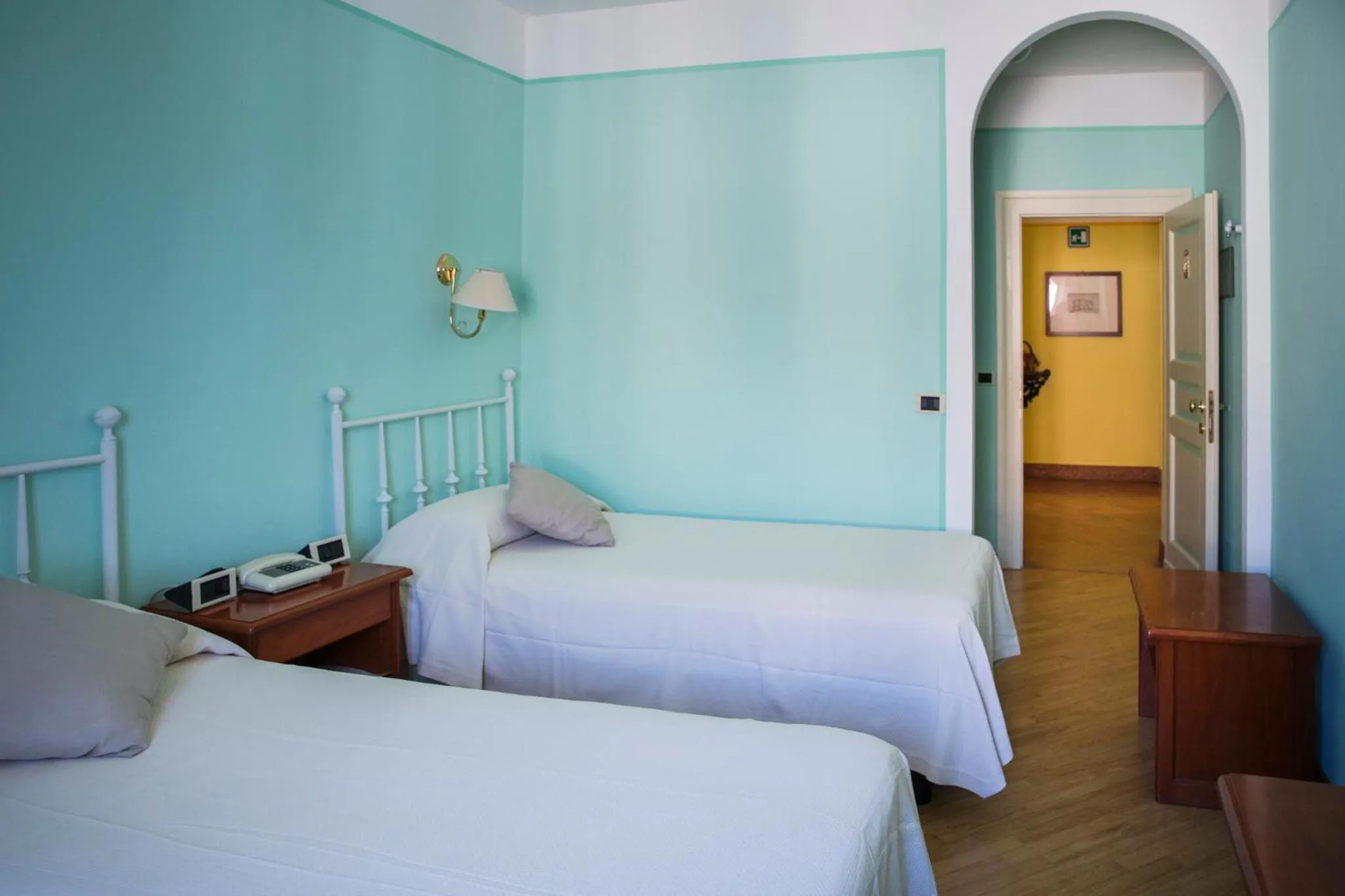 Bed in Hotel San Genesio