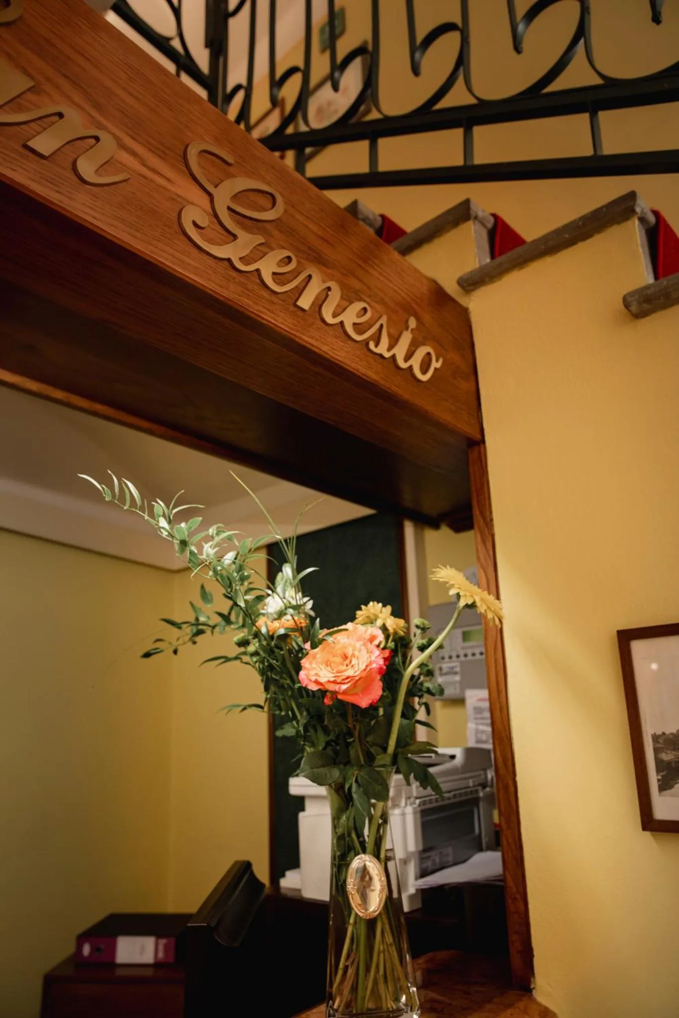 Lobby or reception in Hotel San Genesio