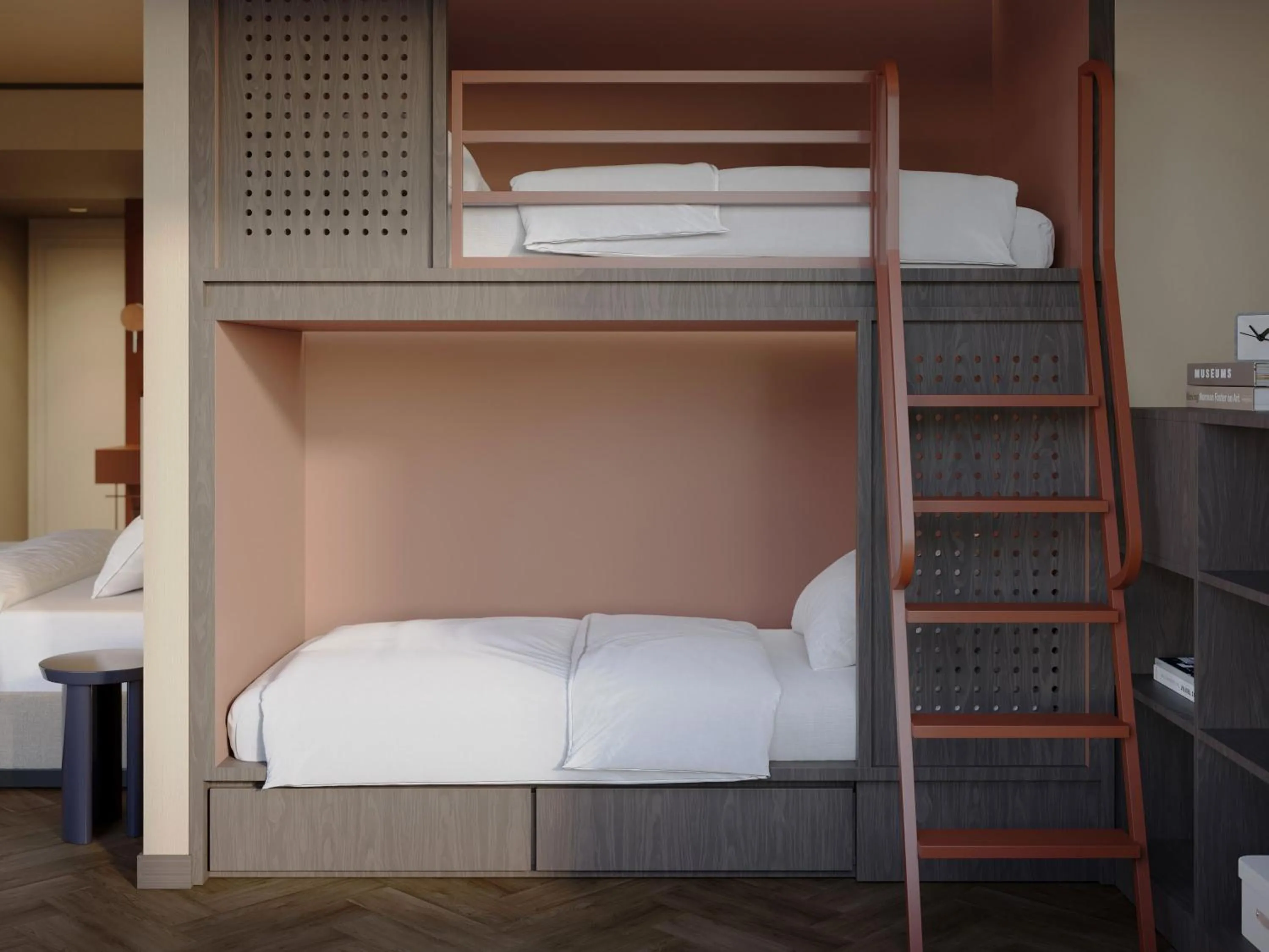 Bed in Hotel Schani City