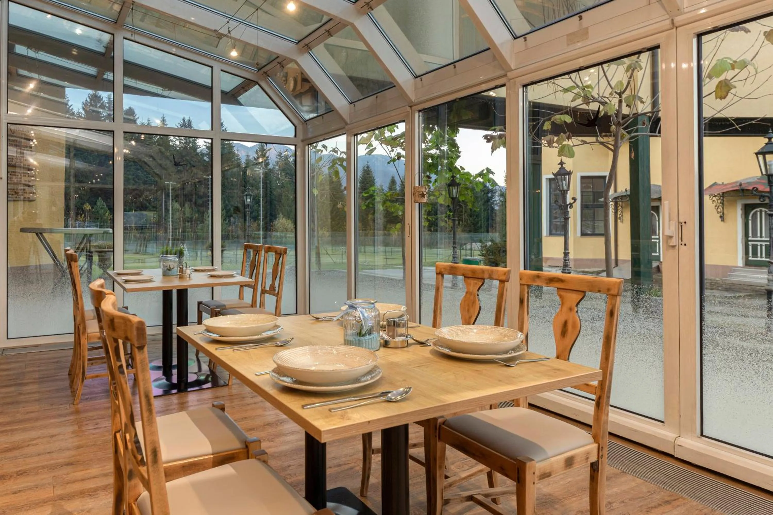 Patio in Hotel Burger Veniše