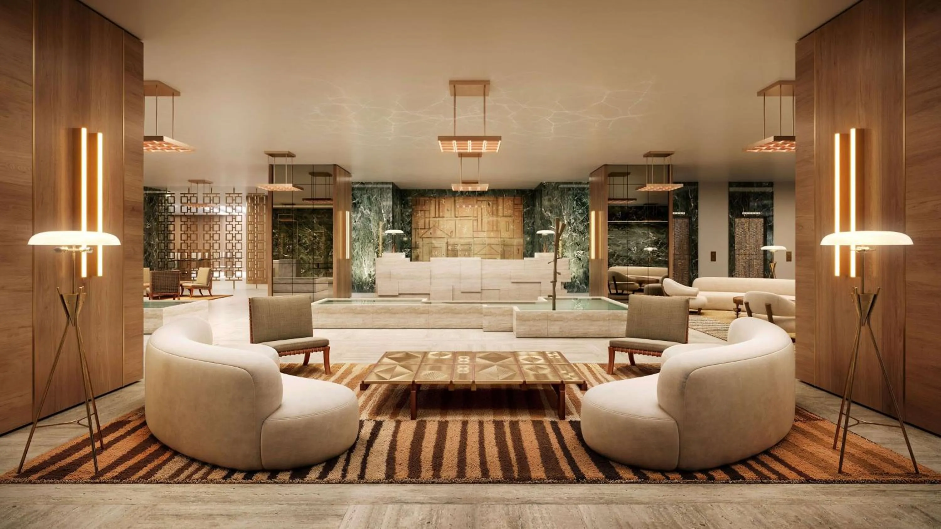 Lobby or reception in Conrad Athens The Ilisian