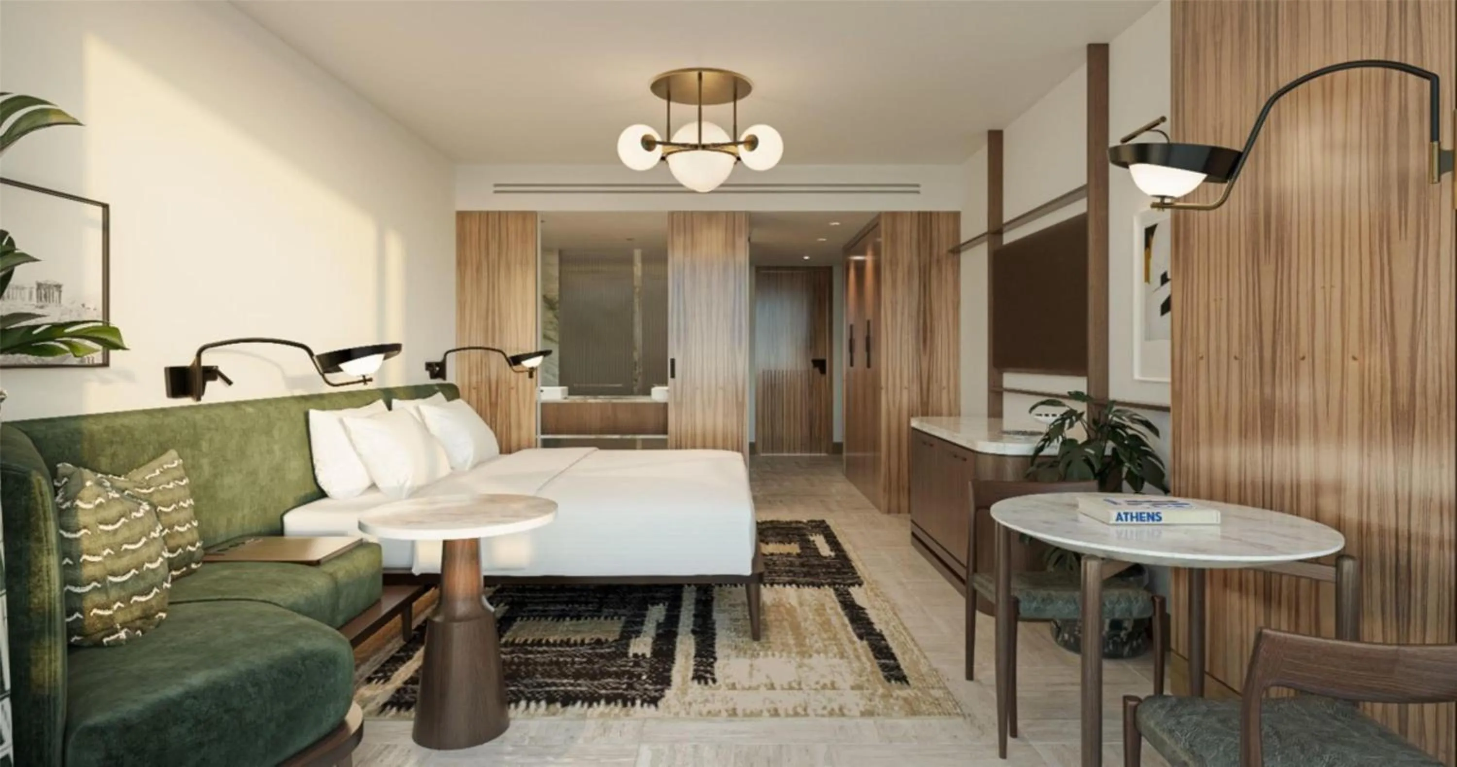 Bed in Conrad Athens The Ilisian