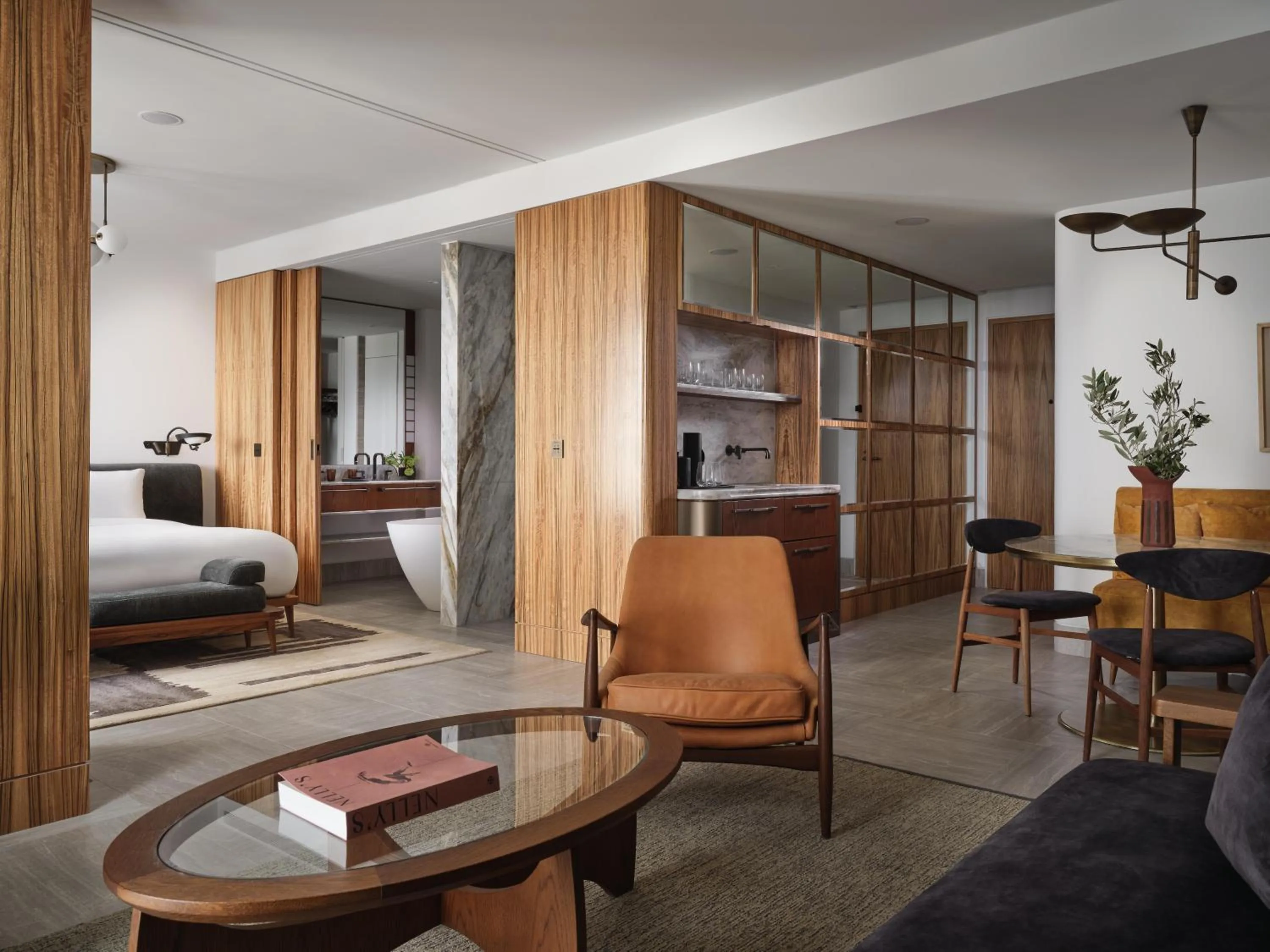 Living room, Bed in Conrad Athens The Ilisian