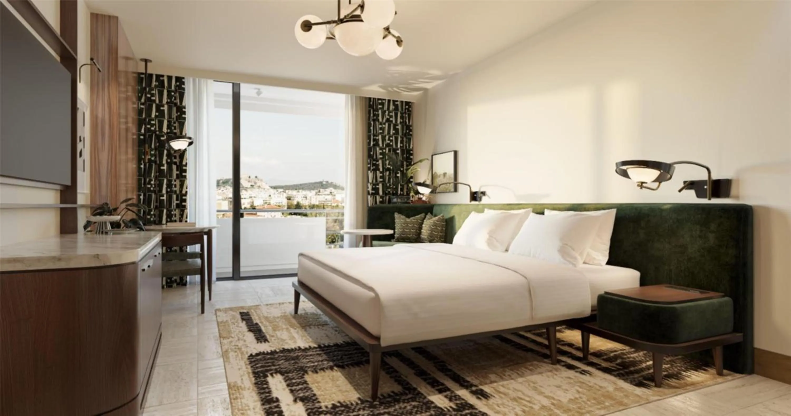 Bed in Conrad Athens The Ilisian