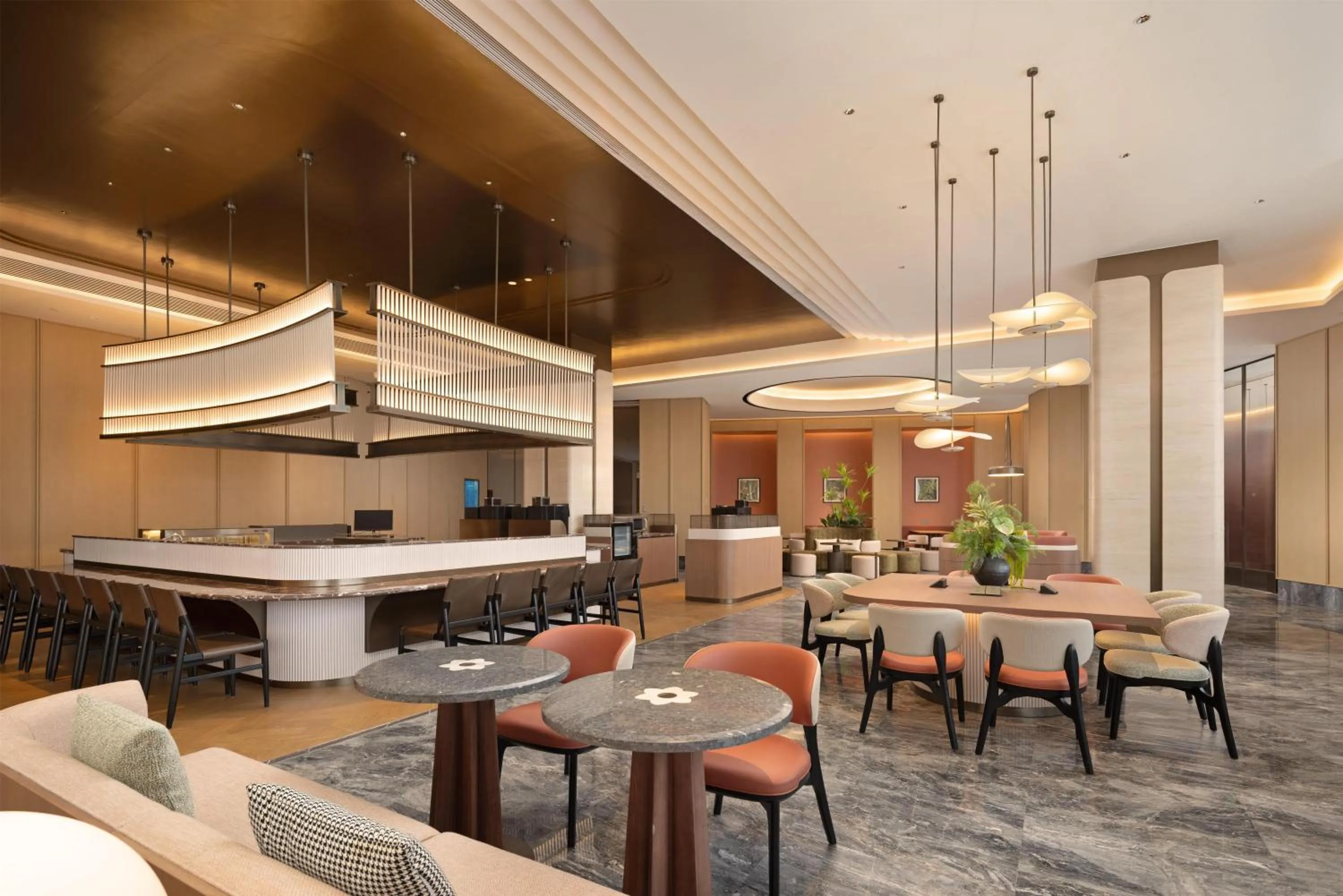 Lobby or reception in Hilton Garden Inn Xishuangbanna Gasa Airport