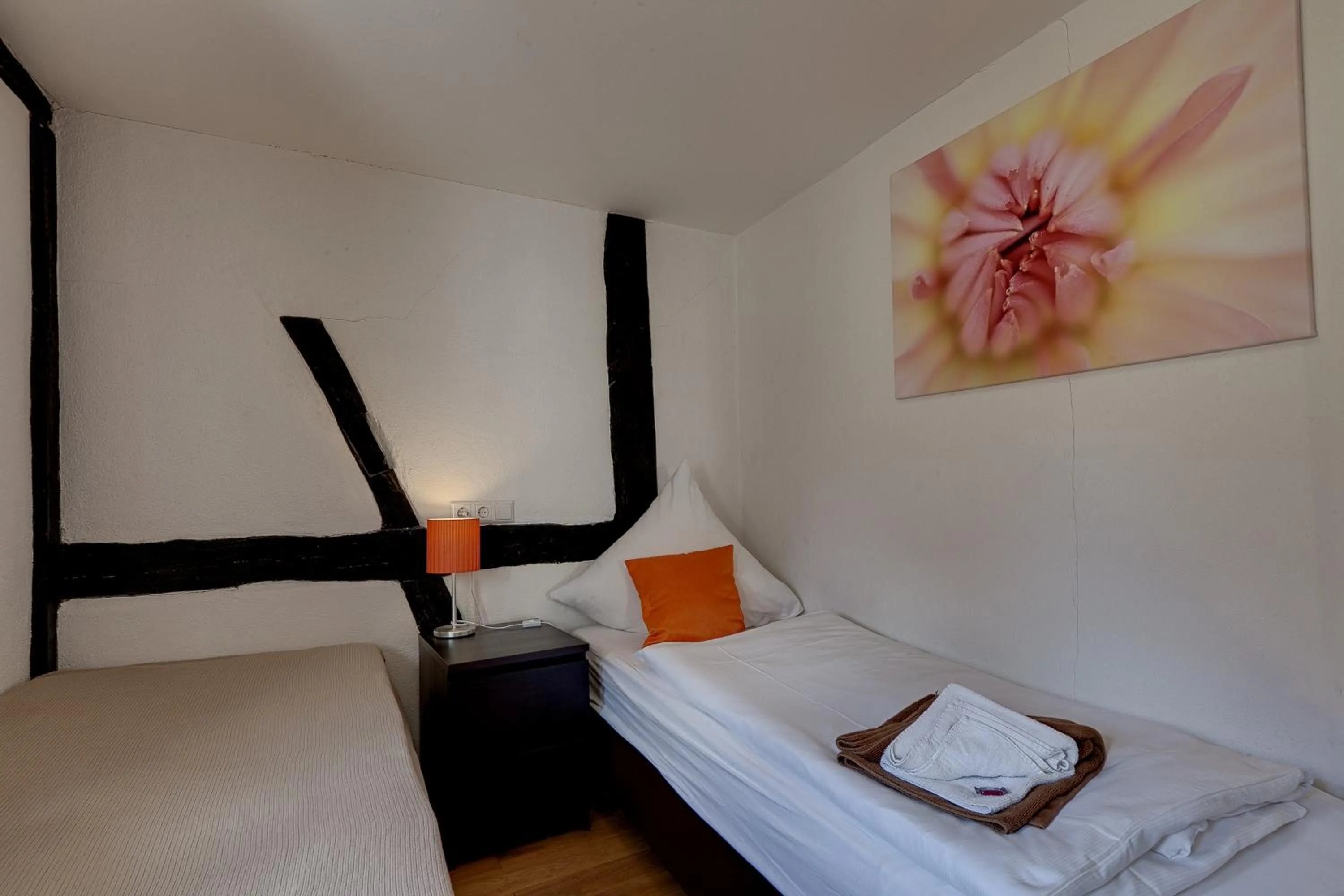 Bed in Hotel Kleine Radlerherberge